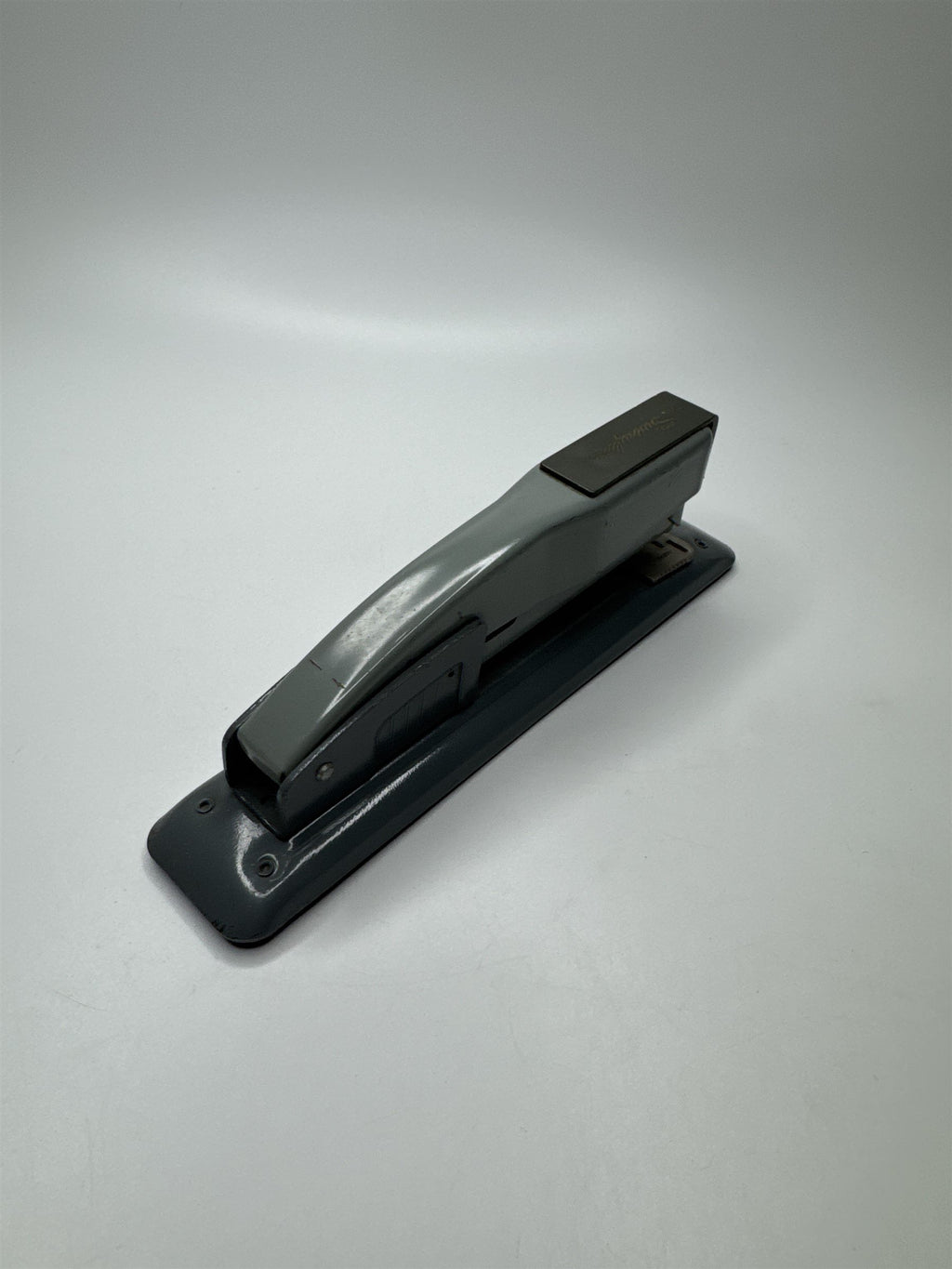 Vintage Gray Metal Swingline Stapler USA Nostalgic Heavy Duty Stapler TESTED