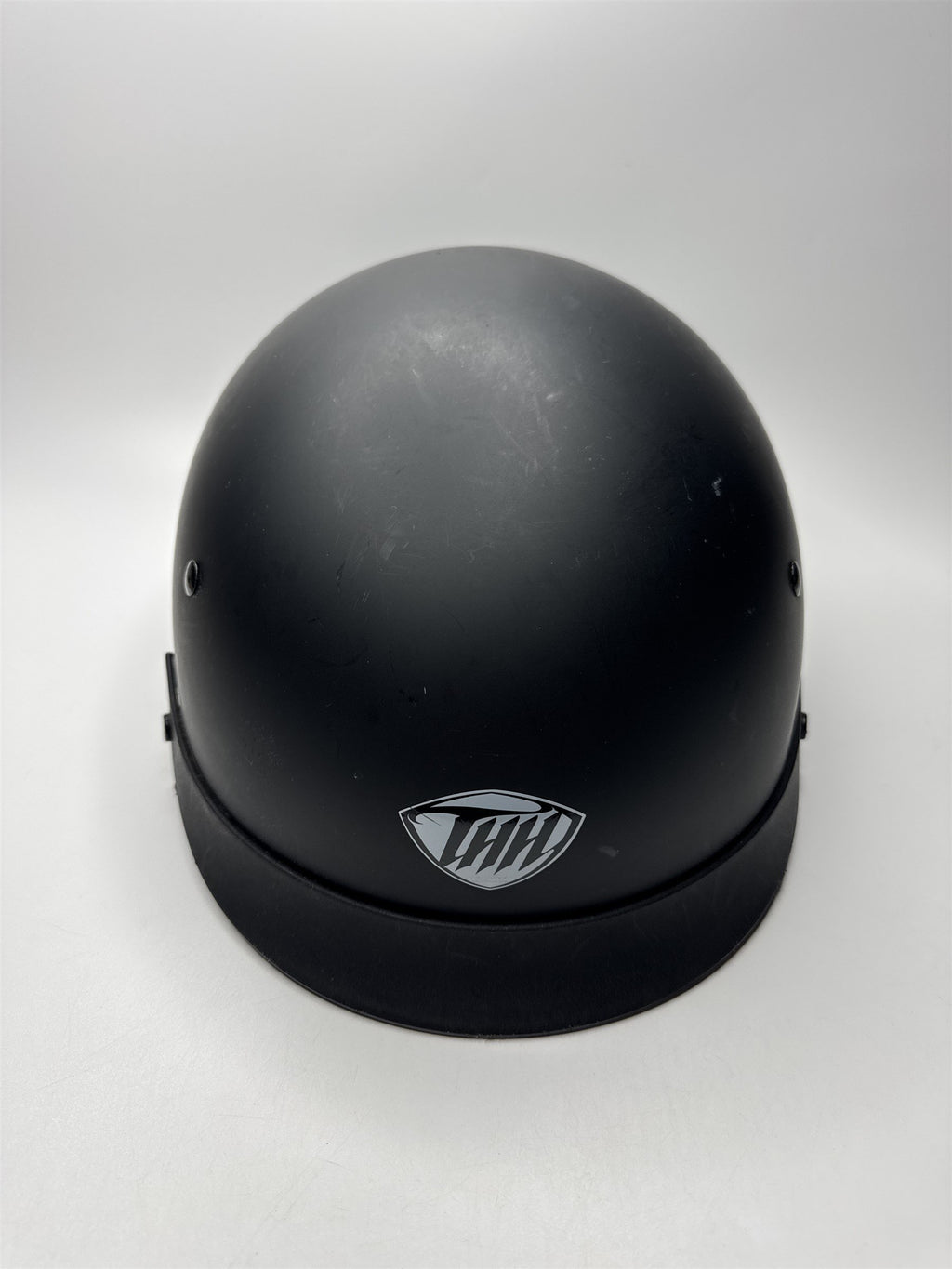 Black THH Motorcycle Protective Helmet Size XL DOT Certified T-72 61-62cm