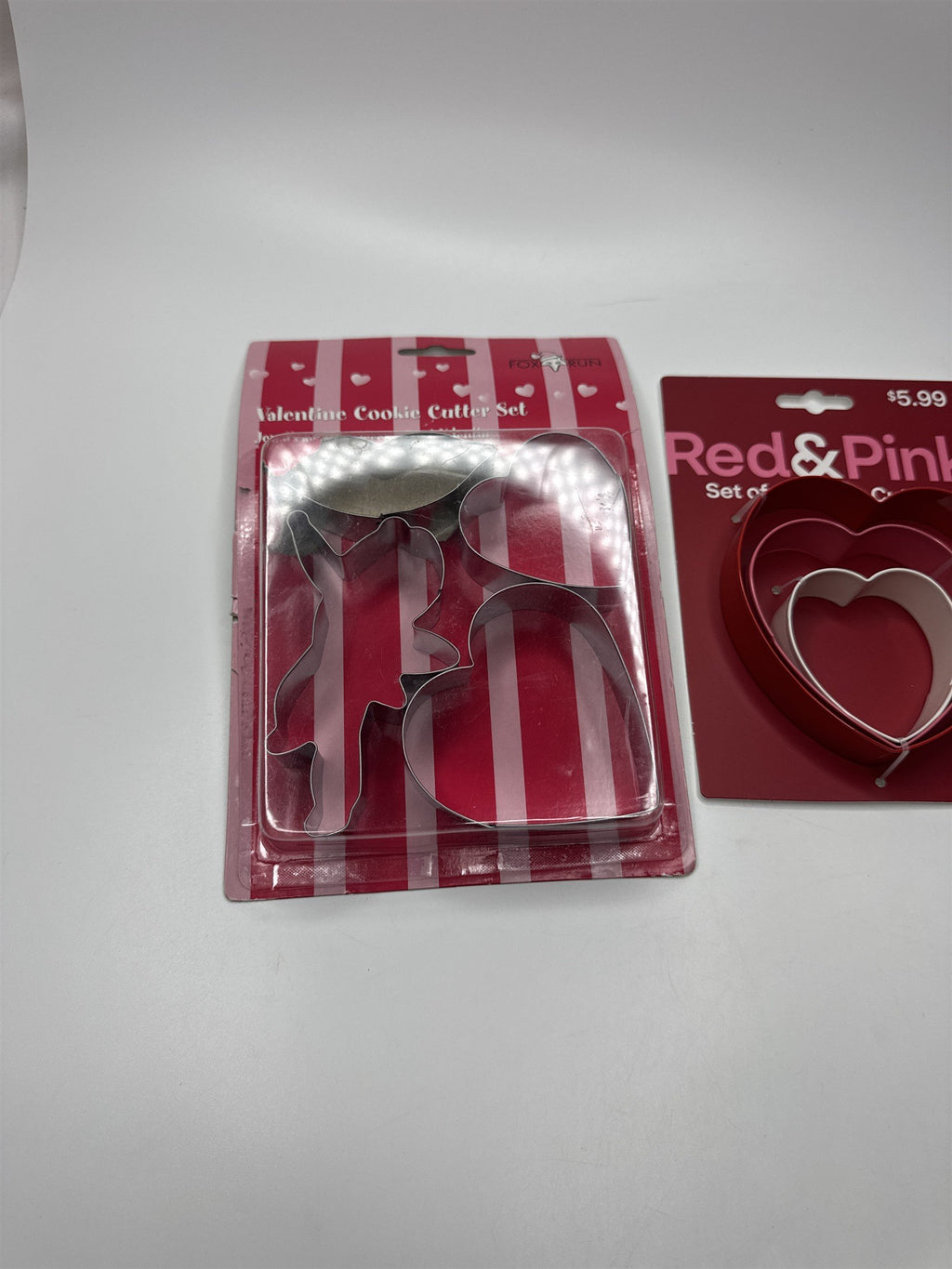 Valentines Day Hearts and Lips Cupid Cookie Cutter Assortment Set of 8 Metal
