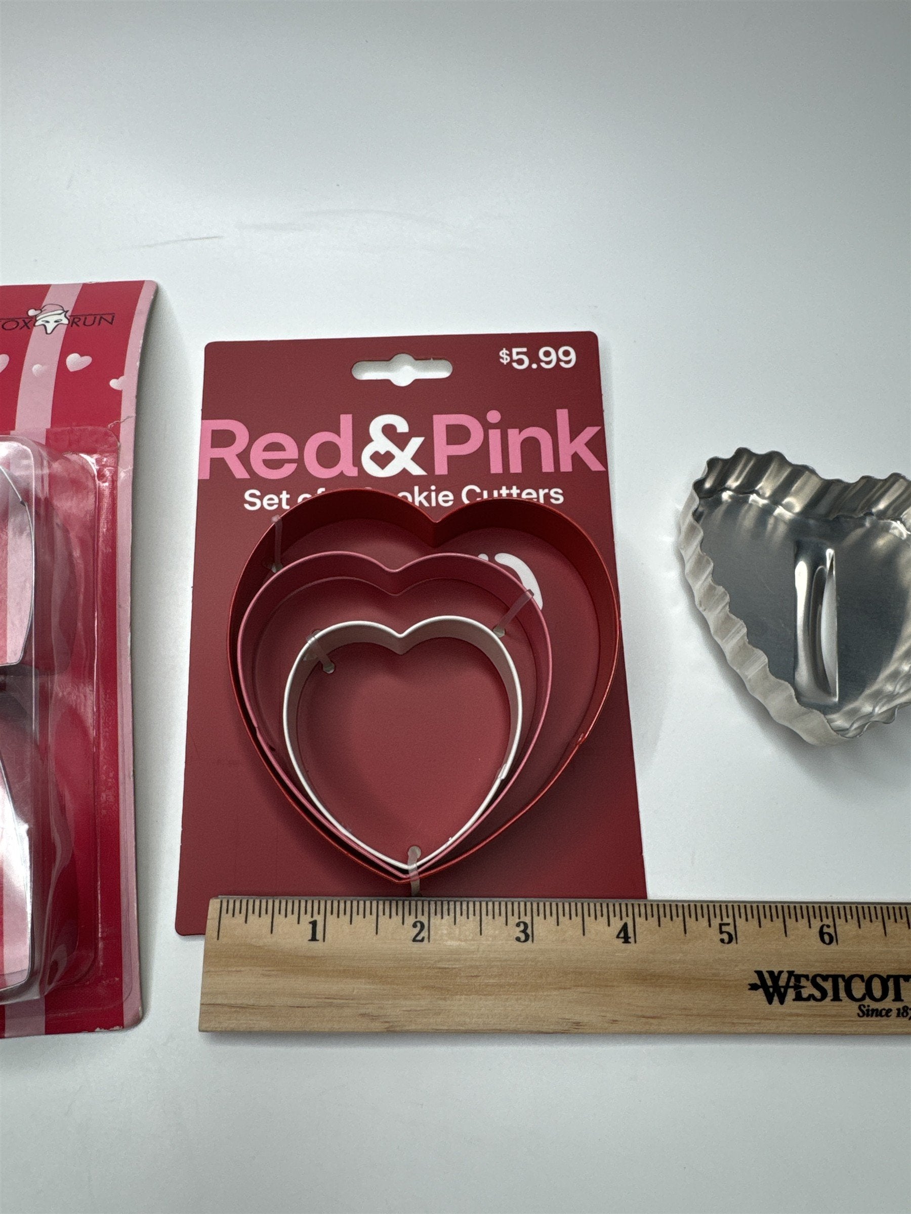 Valentines Day Hearts and Lips Cupid Cookie Cutter Assortment Set of 8 Metal