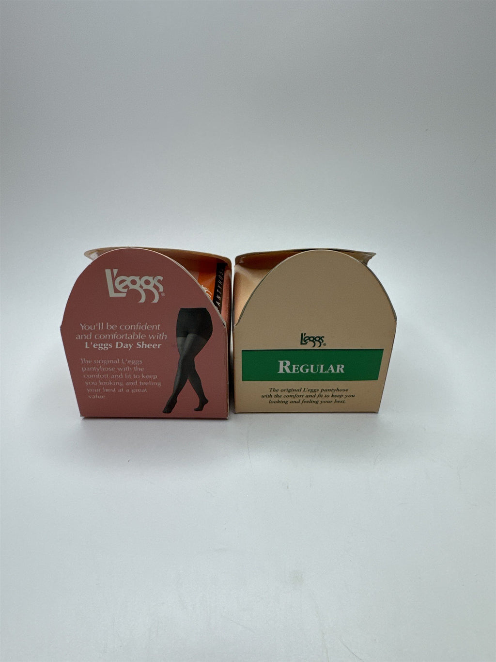Set of 2 L'eggs Size B Sheer Panty Sheer Vintage Pantyhose NOS B OFF BLACK Reg