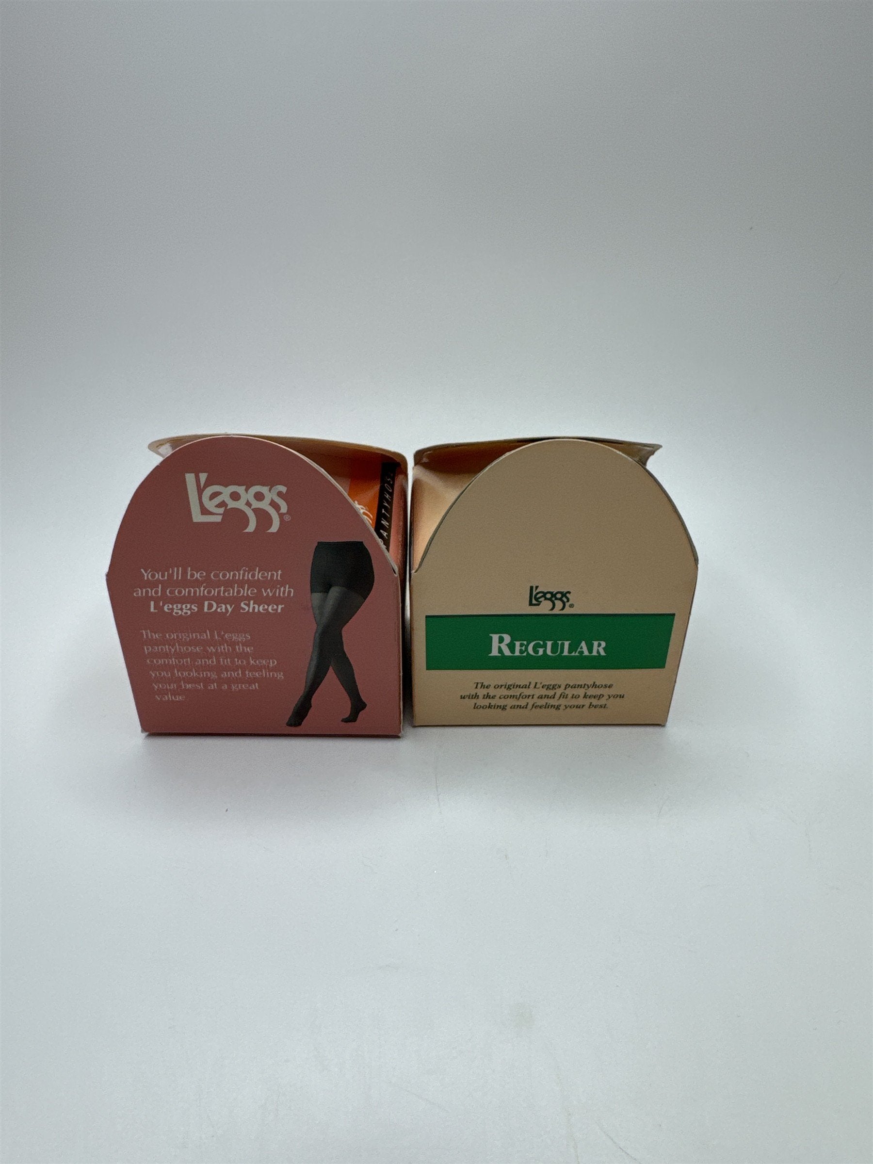 Set of 2 L'eggs Size B Sheer Panty Sheer Vintage Pantyhose NOS B OFF BLACK Reg