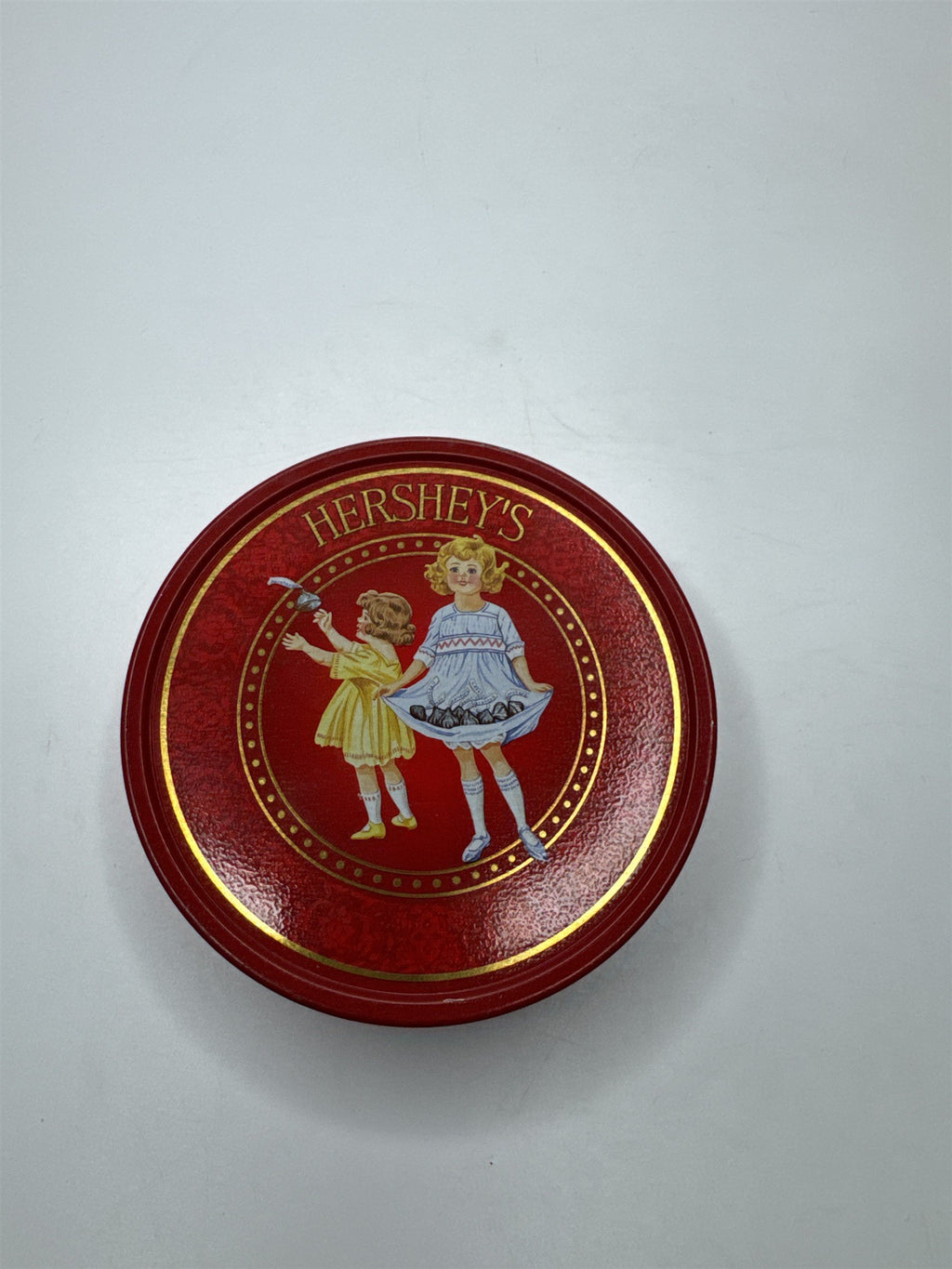 Set of 2 Vintage Hershey's Chocolate Empty Tin Nostalgic Chocolate Tins 90s