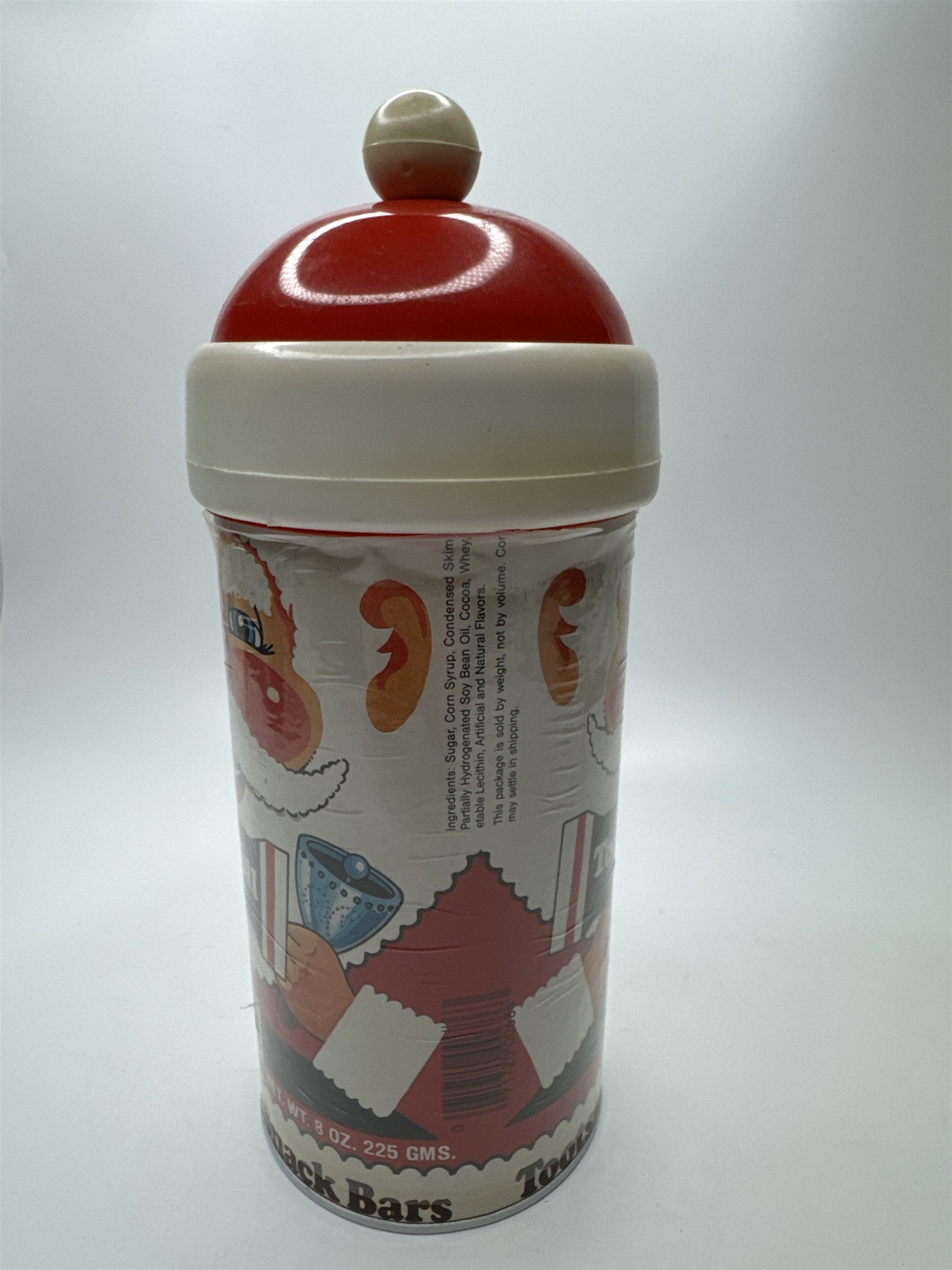 Vintage Tootsie Roll Snack Bars Christmas Santa Container