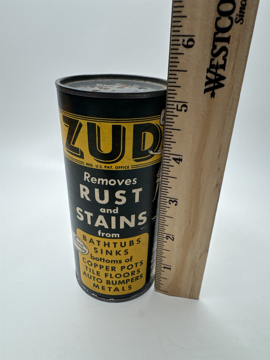 Vintage NOS Zud Removes Rust and Stains 6oz Rustain Products Fair Lawn NJ Sealed