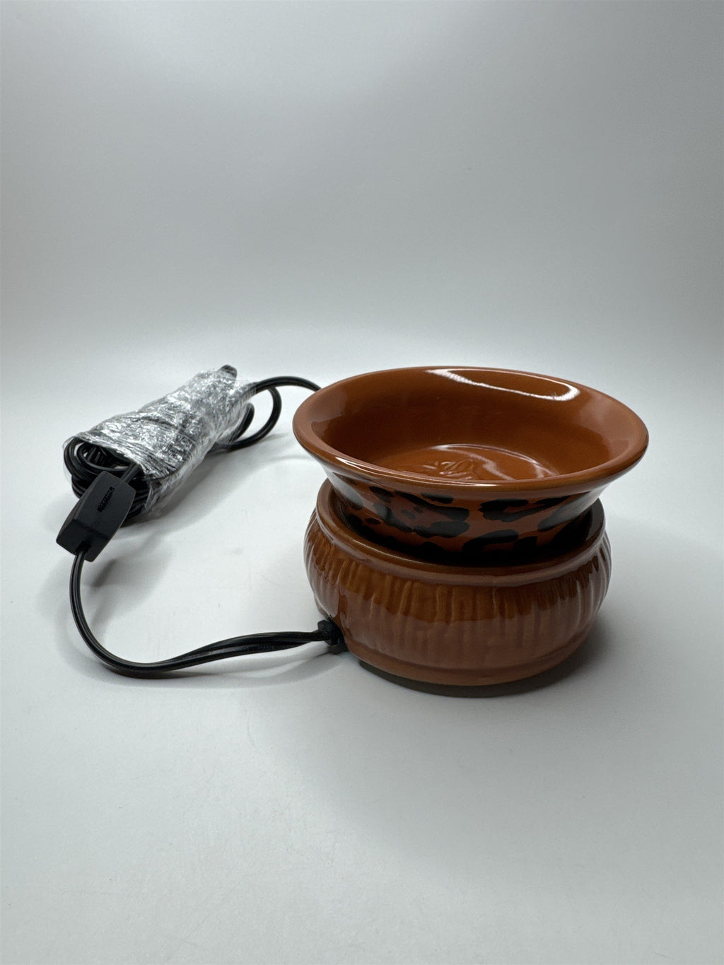 Pink Zebra Brown Cheeta Safari Wax Warmer Heater WORKS