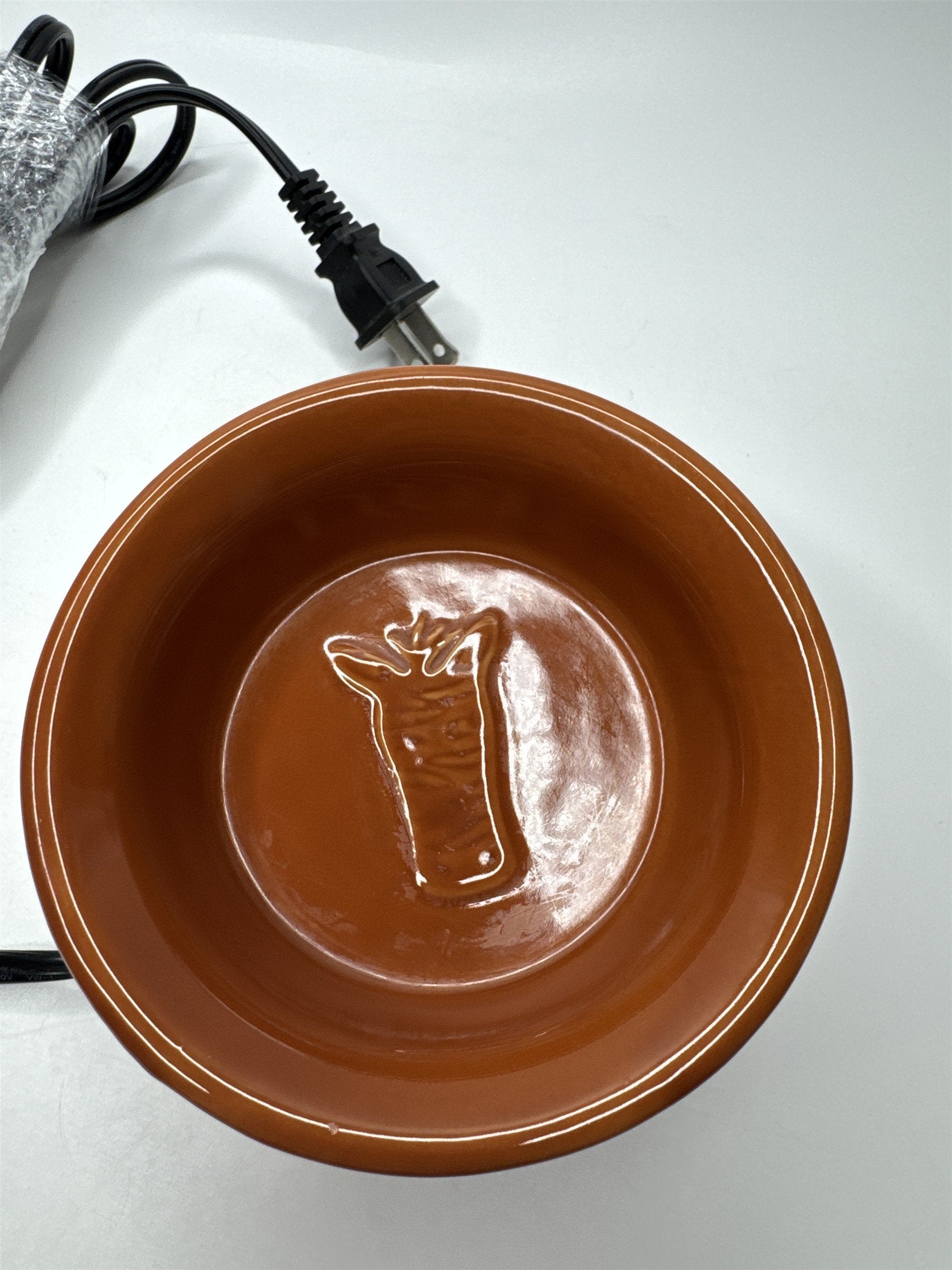 Pink Zebra Brown Cheeta Safari Wax Warmer Heater WORKS