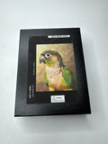 Pineapple Green Cheek Conure Parrot Bird Painting Jigsaw Puzzle 11x14 252 Pieces