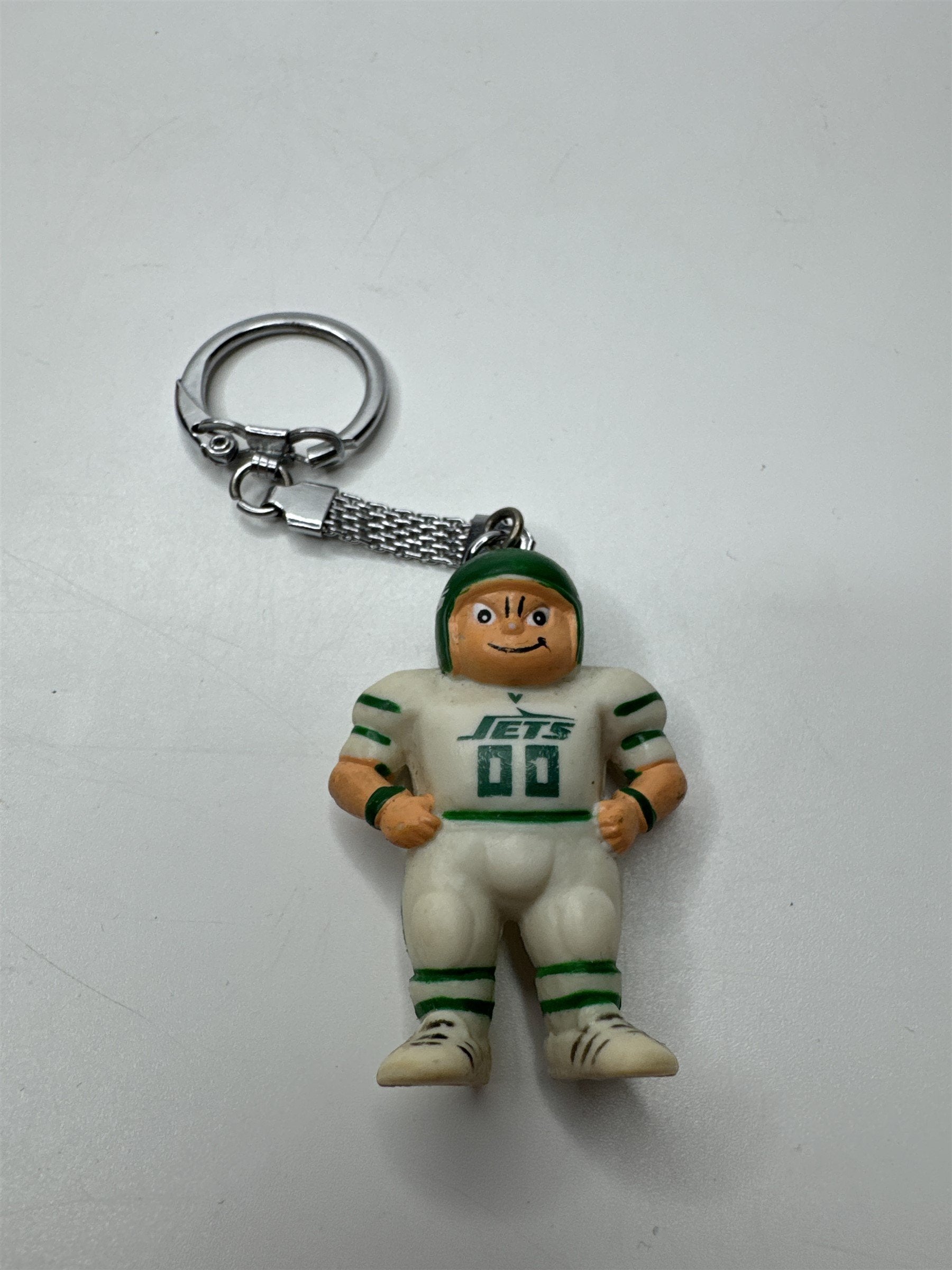 Vintage NFL Lil Sports Brat New York Jets Football Player Keychain