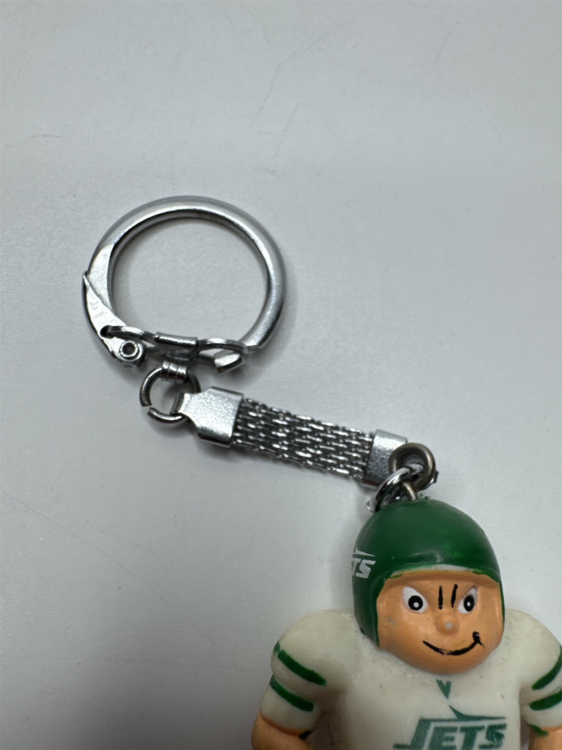 Vintage NFL Lil Sports Brat New York Jets Football Player Keychain