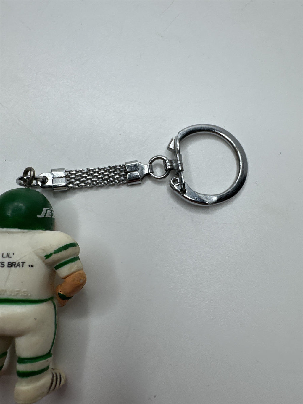Vintage NFL Lil Sports Brat New York Jets Football Player Keychain