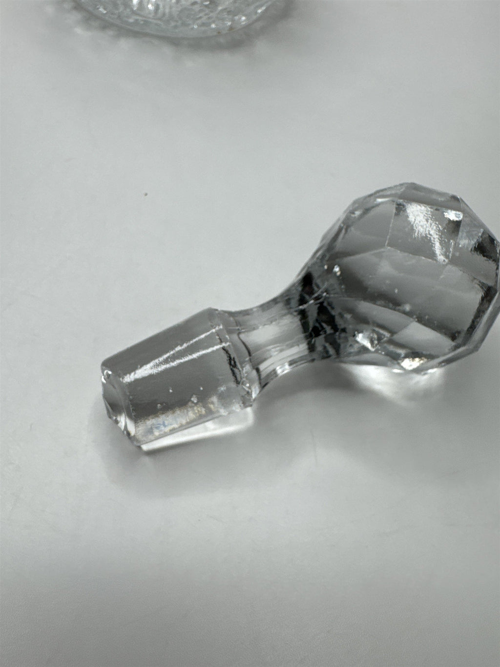 Vintage Wexford Anchor Hocking Clear Glass Decanter with Stopper MCM Blown Glass