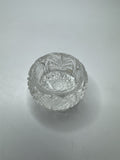 Vintage Clear Glass Salt Dish/Dining Bowl for Fine Dining