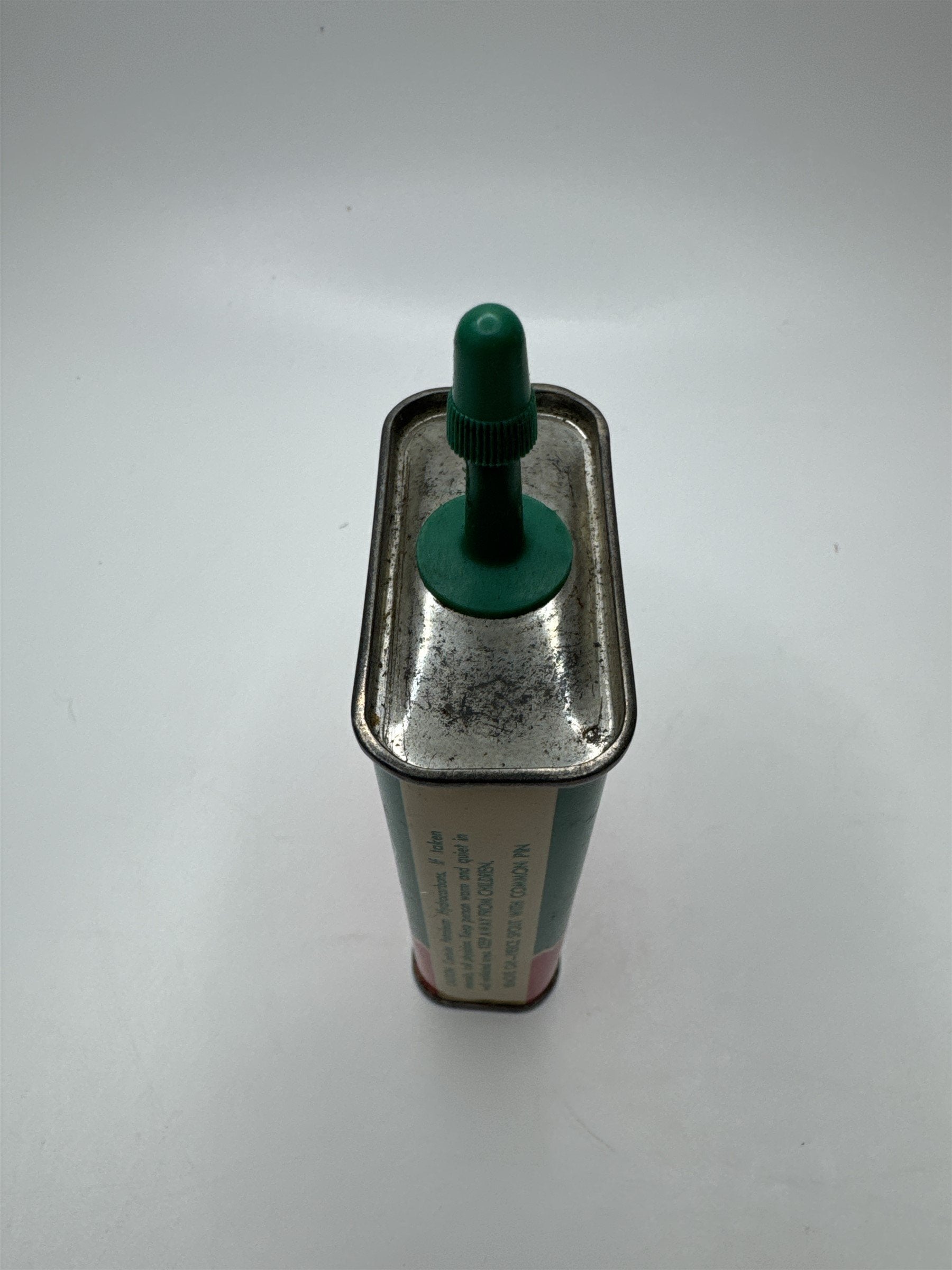 Vintage Singer Sewing Machine Oil 4 oz Tin Can with Small amount of Contents