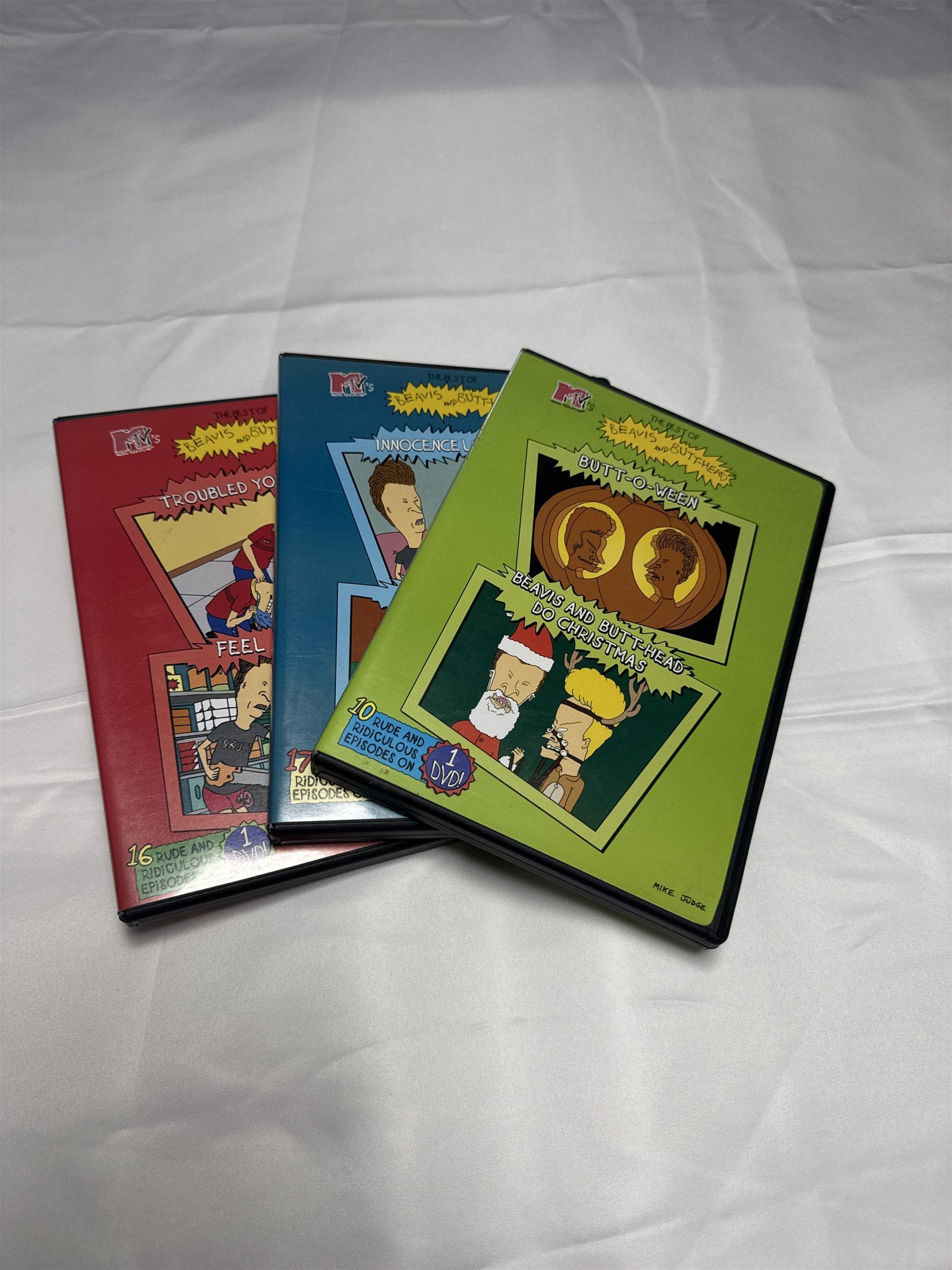 MTV The Best of Beavis and Butthead Set of 3 DVDs Value Gift Bundle