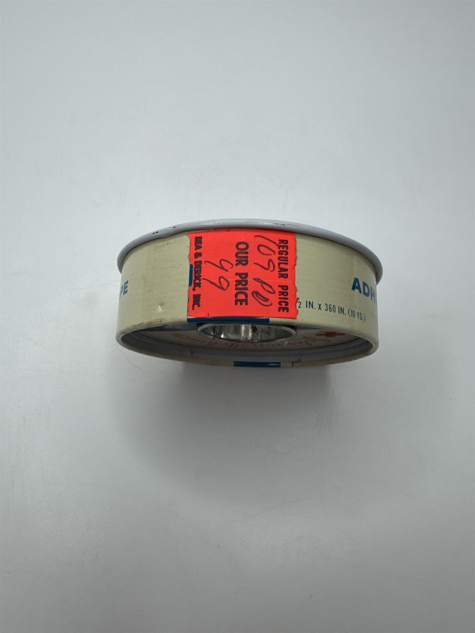 Vintage Johnson and Johnson First Aid Adhesive Waterproof Tape Tin
