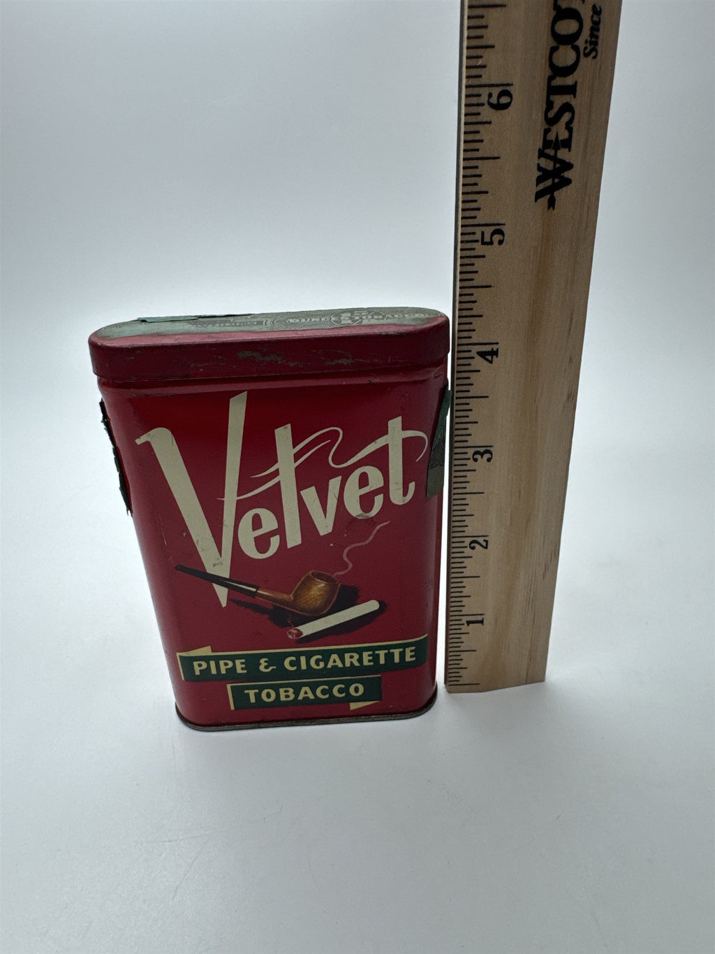 Velvet Pipe & Cigarette Tobacco Empty Tin Liggett & Myers Tobacco Co.