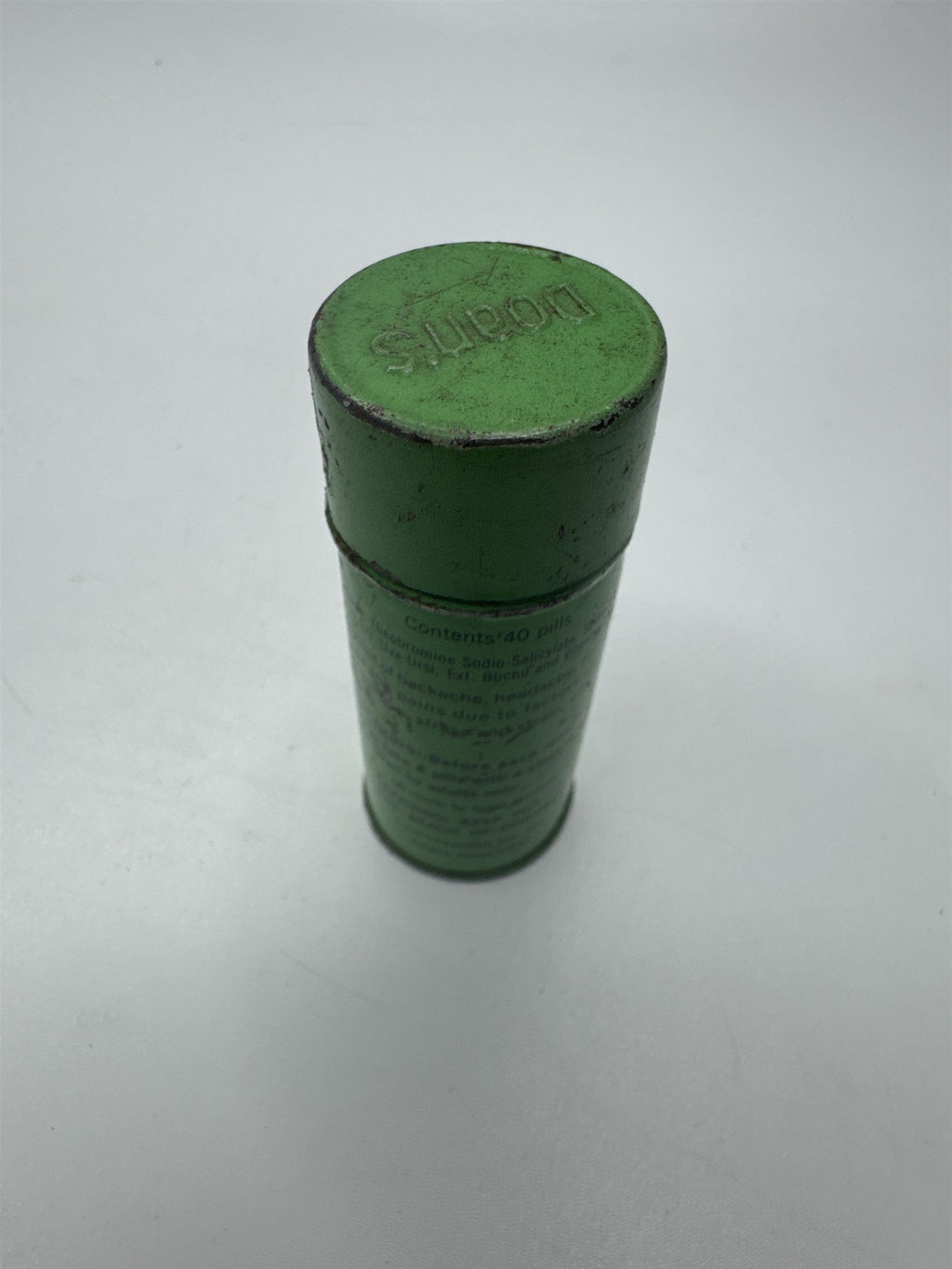 Vintage Doan's Pills Backache Relief Pills Tin Medicine Metal Tin