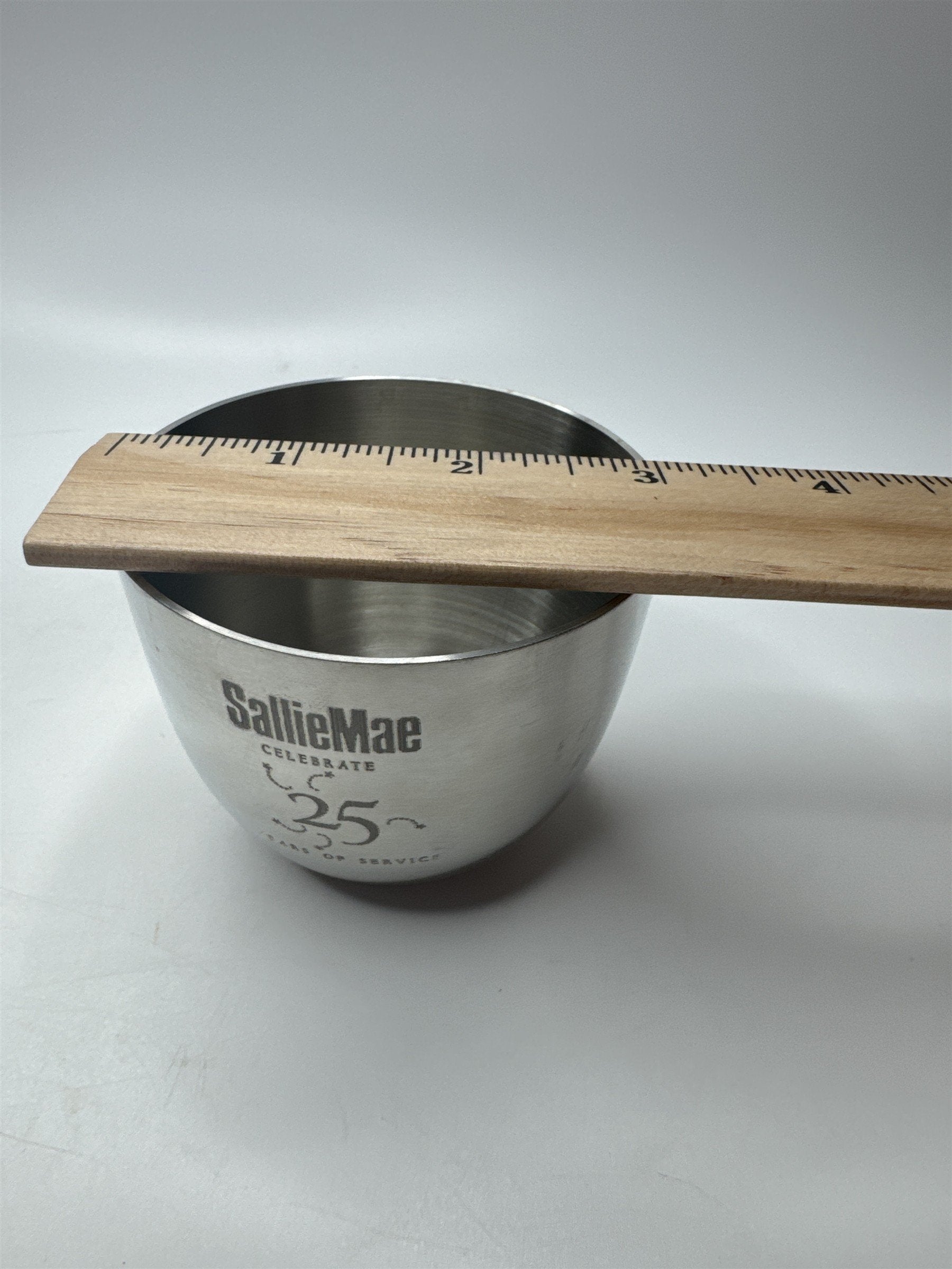 Vintage SallieMae 25 Years of Service Pewter Cup from Woodbury Pewterers