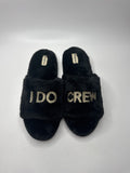 Womens "I DO CREW" Bachelorette Weekend Slippers Dearfoams XLarge US 11-12