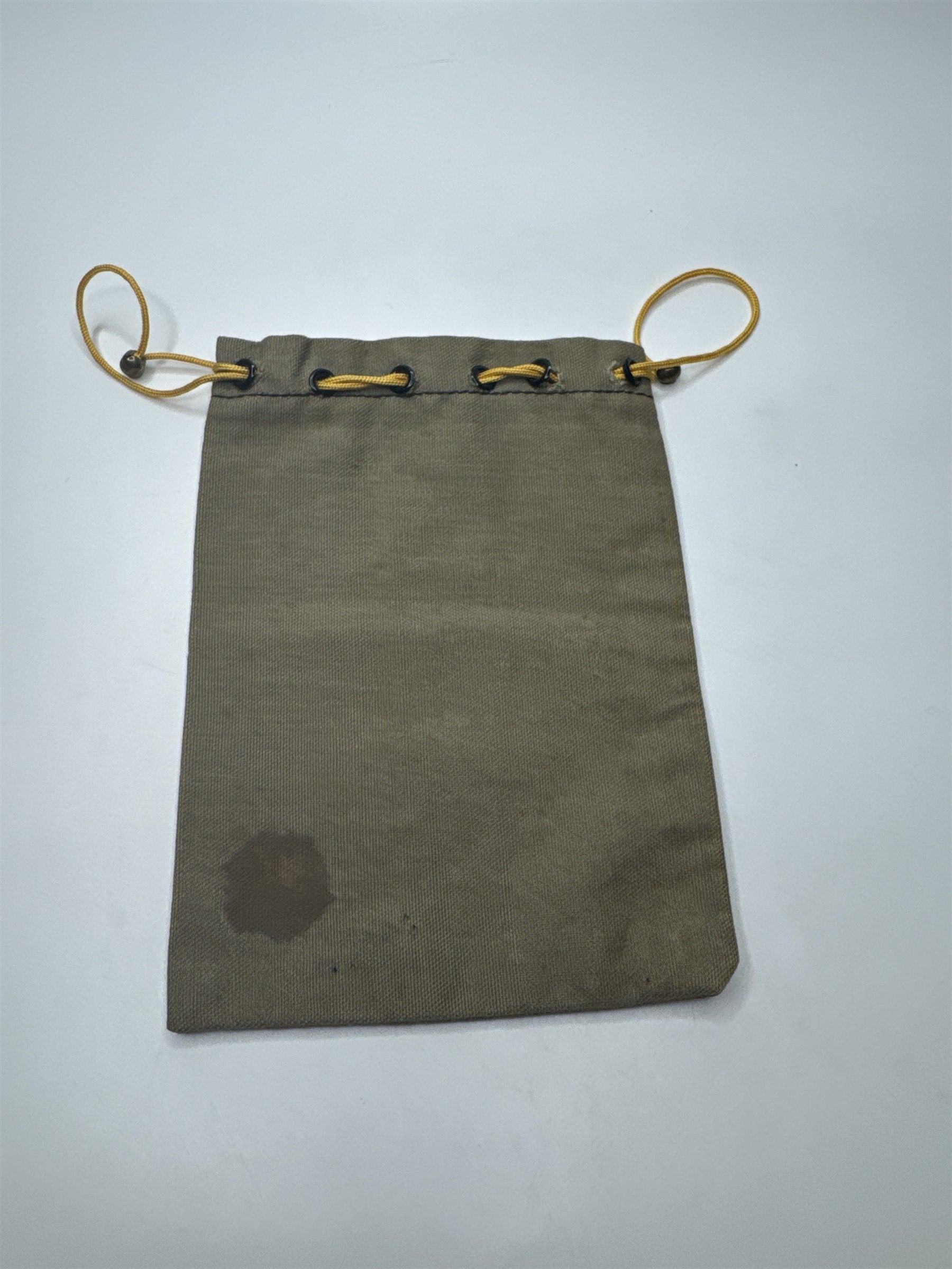Vintage Central National Bank Canajoharie Deposit Money Coin Drawstring Bank Bag