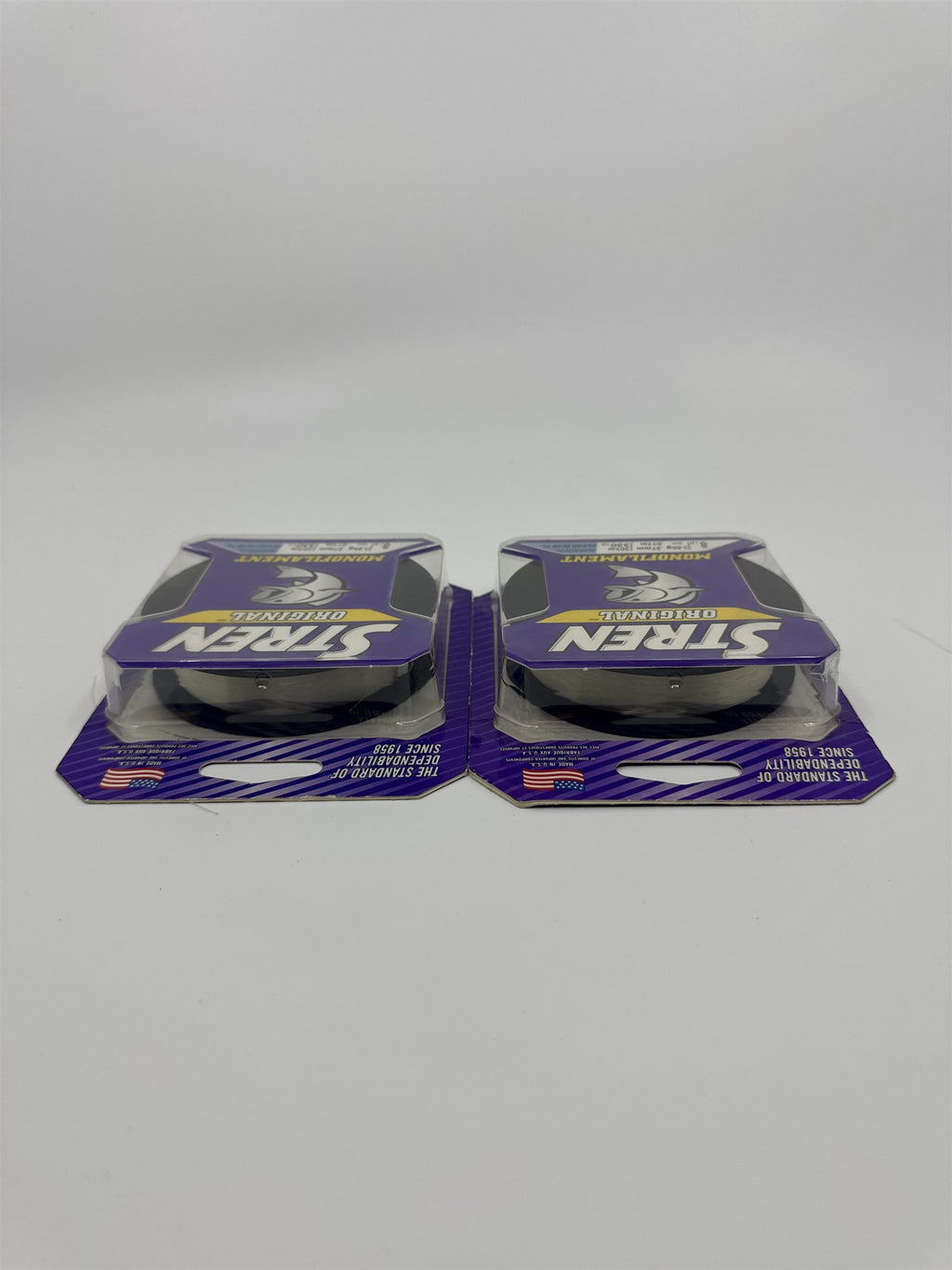 Set of 2 Stren Original Monofilament Clear Fishing Line 8 lb. 330 Yards