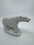 Vintage White Porcelain Polar Bear on Sheet of Ice/Iceberg