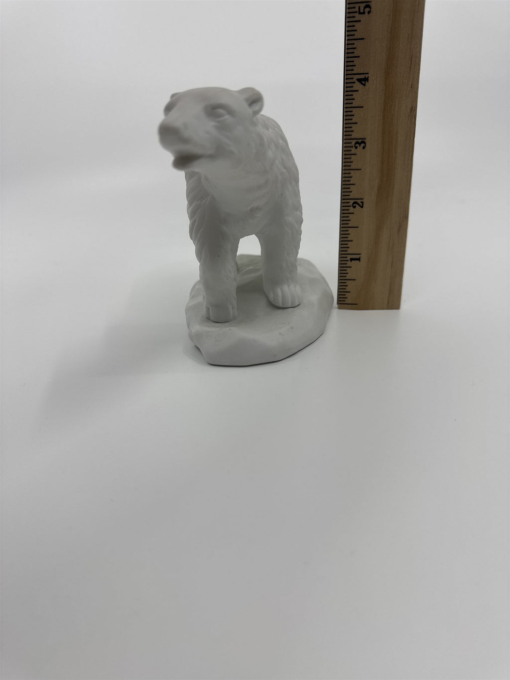 Vintage White Porcelain Polar Bear on Sheet of Ice/Iceberg