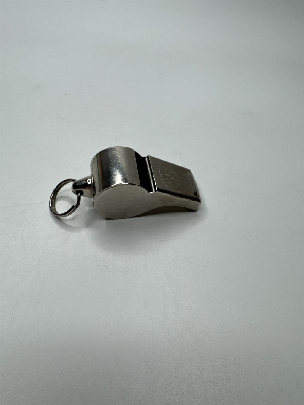 Vintage Noble Metal Toy Whistle Made in Japan WORKS /w Keyring
