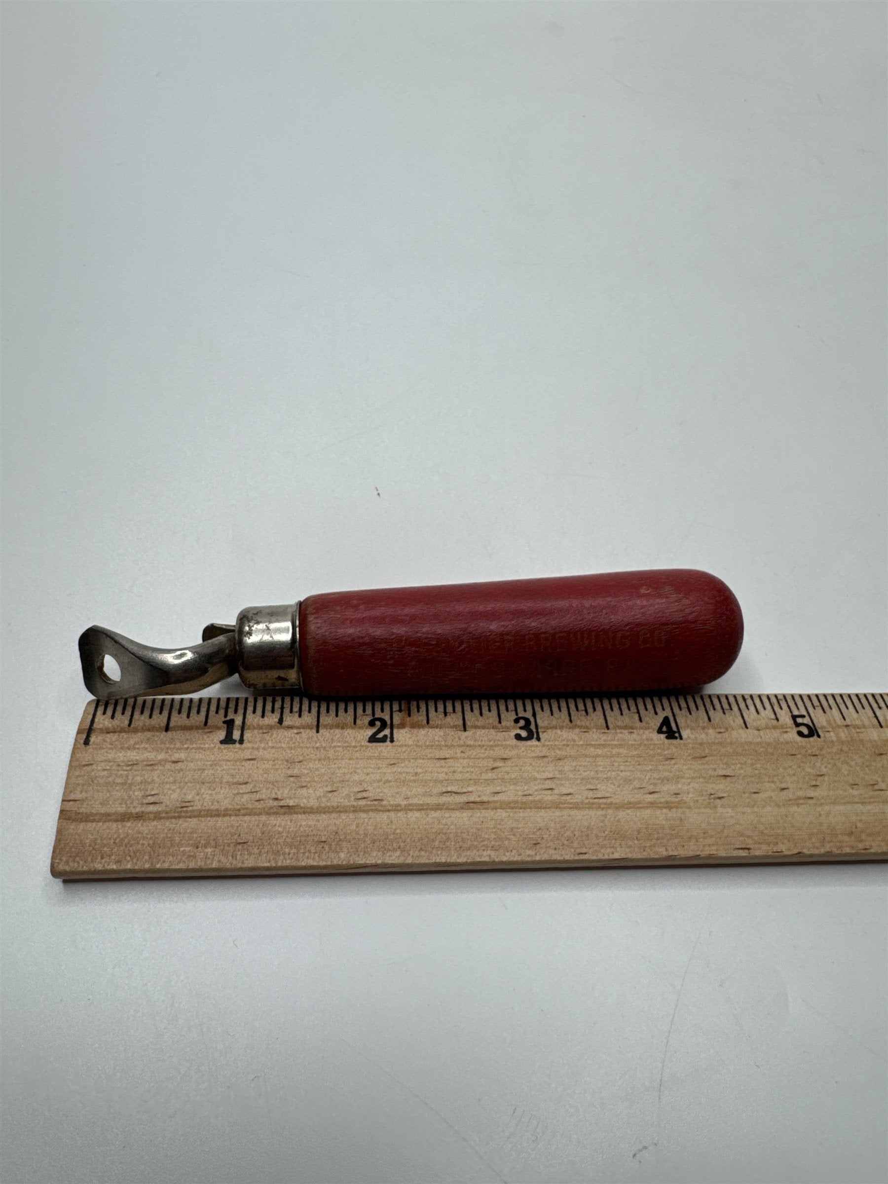 Stegmaier Brewing Co. Wilkes-Barre PA Red Wooden Handled Bottle Opener