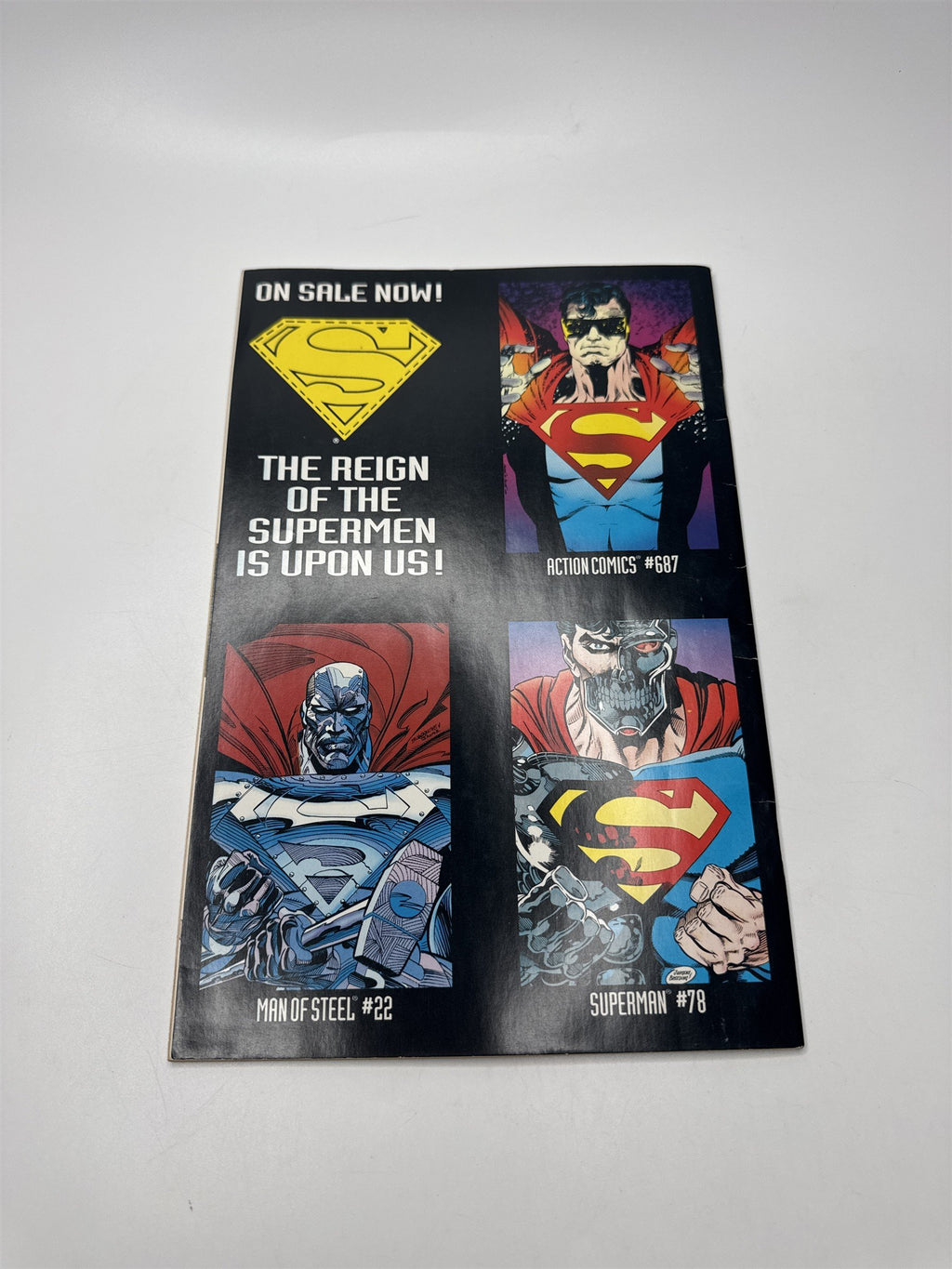 Lot of 4 1993 DC Comics The Adventures of Superman #500 #501 #78 #22 One Sealed