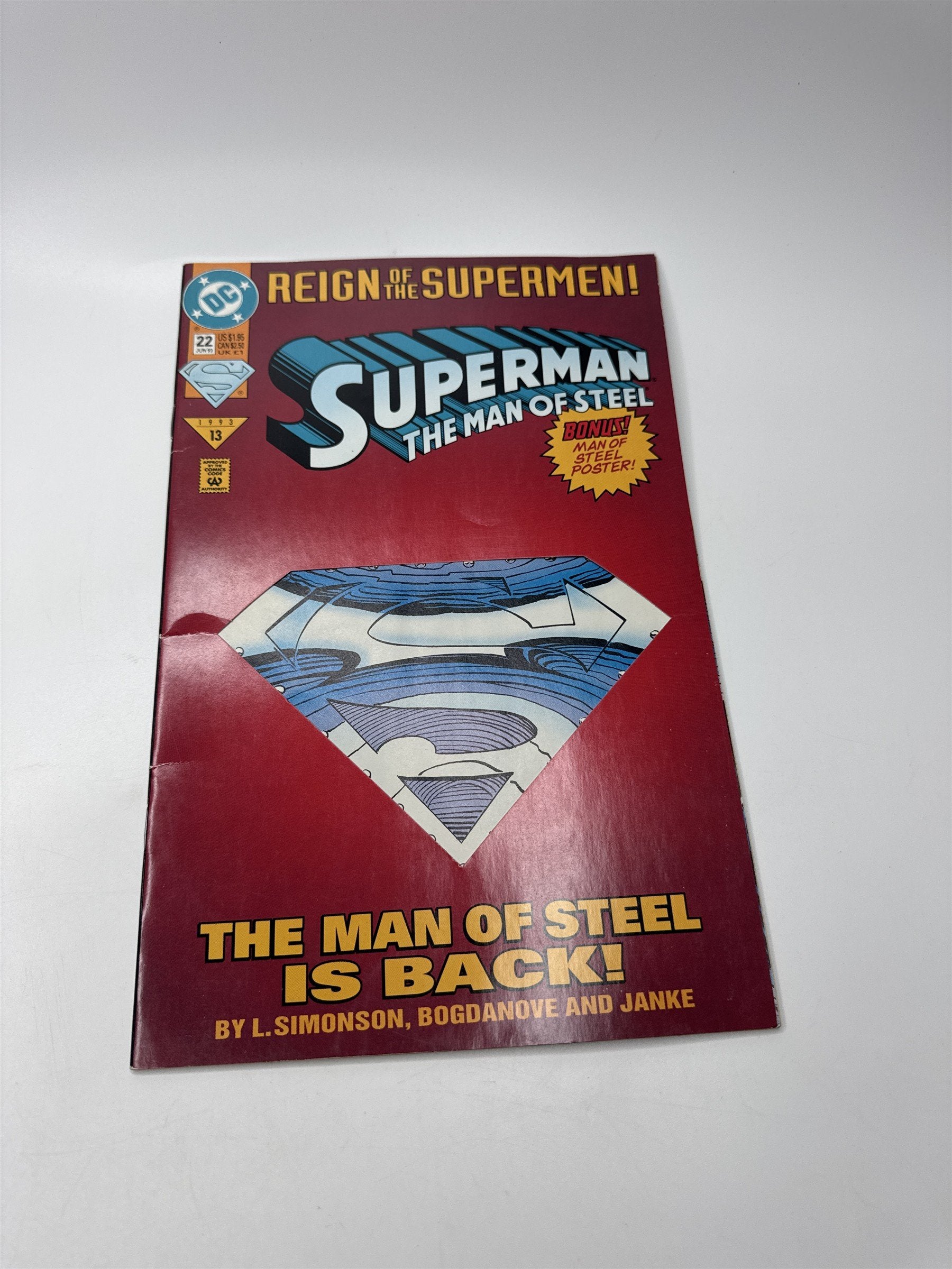 Lot of 4 1993 DC Comics The Adventures of Superman #500 #501 #78 #22 One Sealed