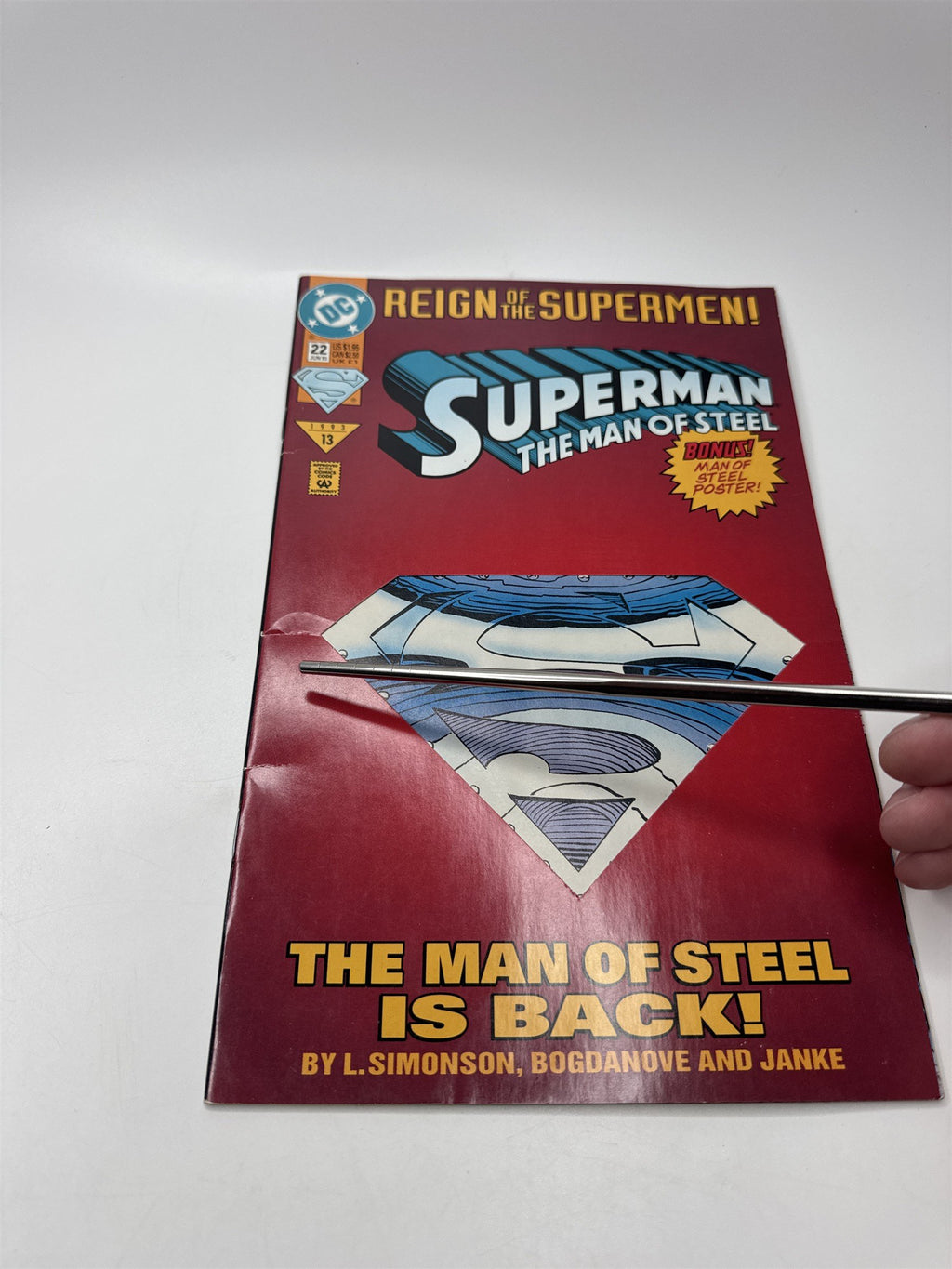 Lot of 4 1993 DC Comics The Adventures of Superman #500 #501 #78 #22 One Sealed