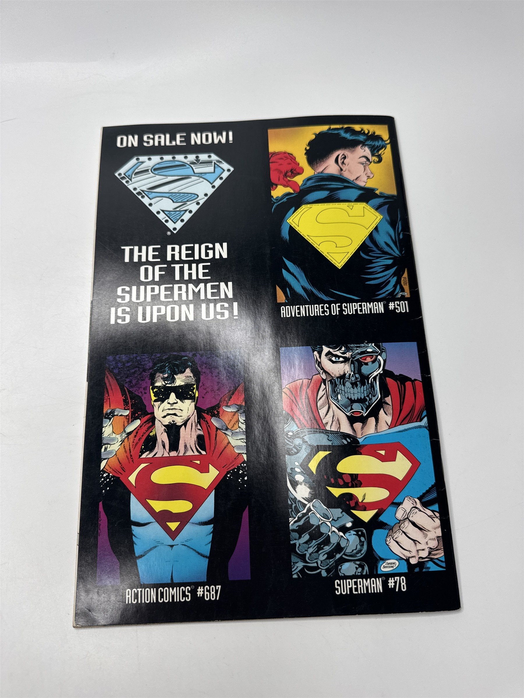Lot of 4 1993 DC Comics The Adventures of Superman #500 #501 #78 #22 One Sealed