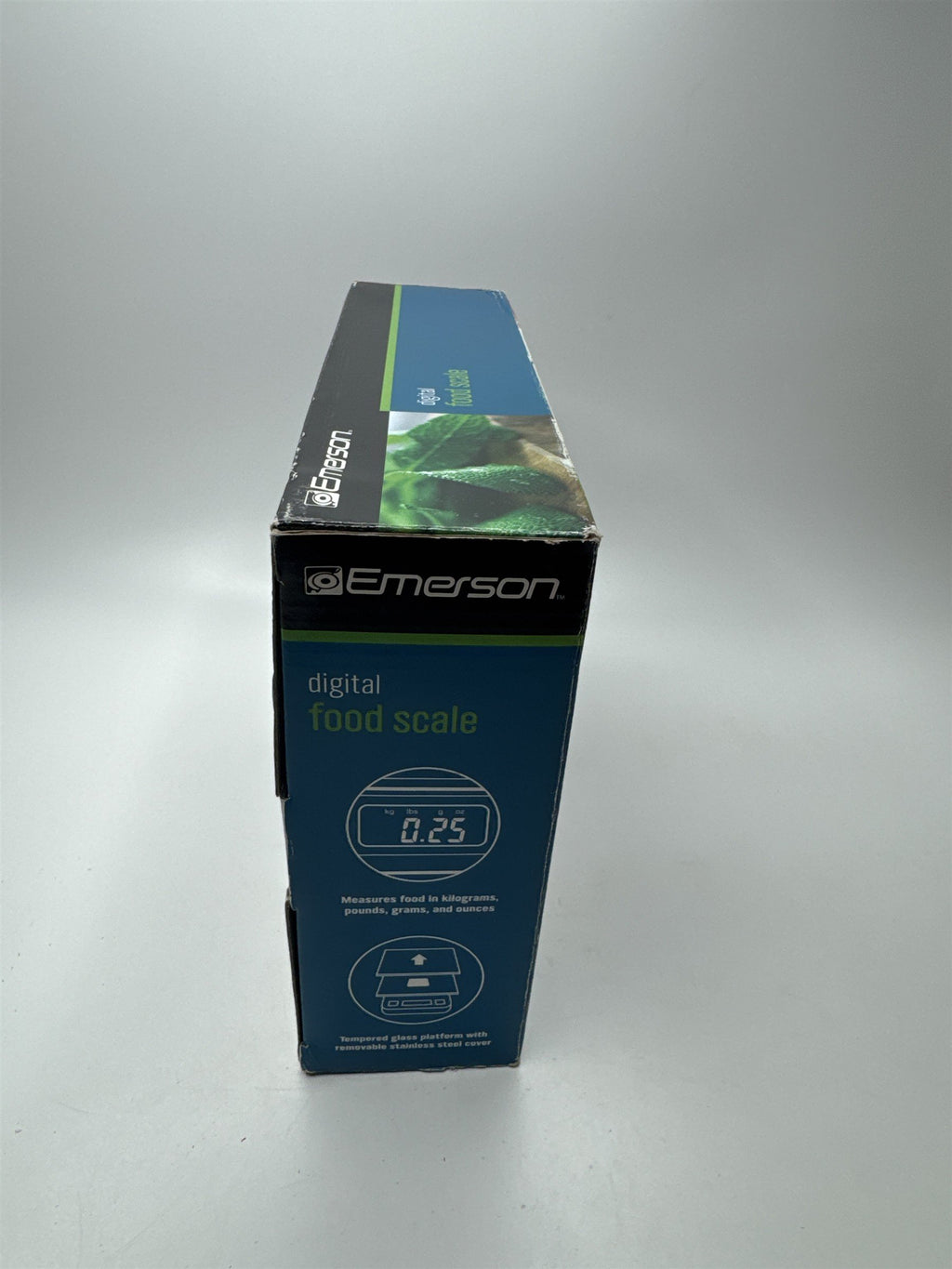 Emerson 11LB/5KG Digital Food Scale Battery-Powered Tempered Glass Platform