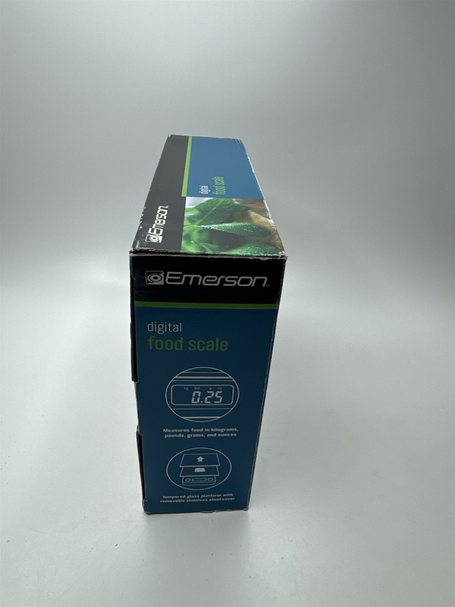 Emerson 11LB/5KG Digital Food Scale Battery-Powered Tempered Glass Platform