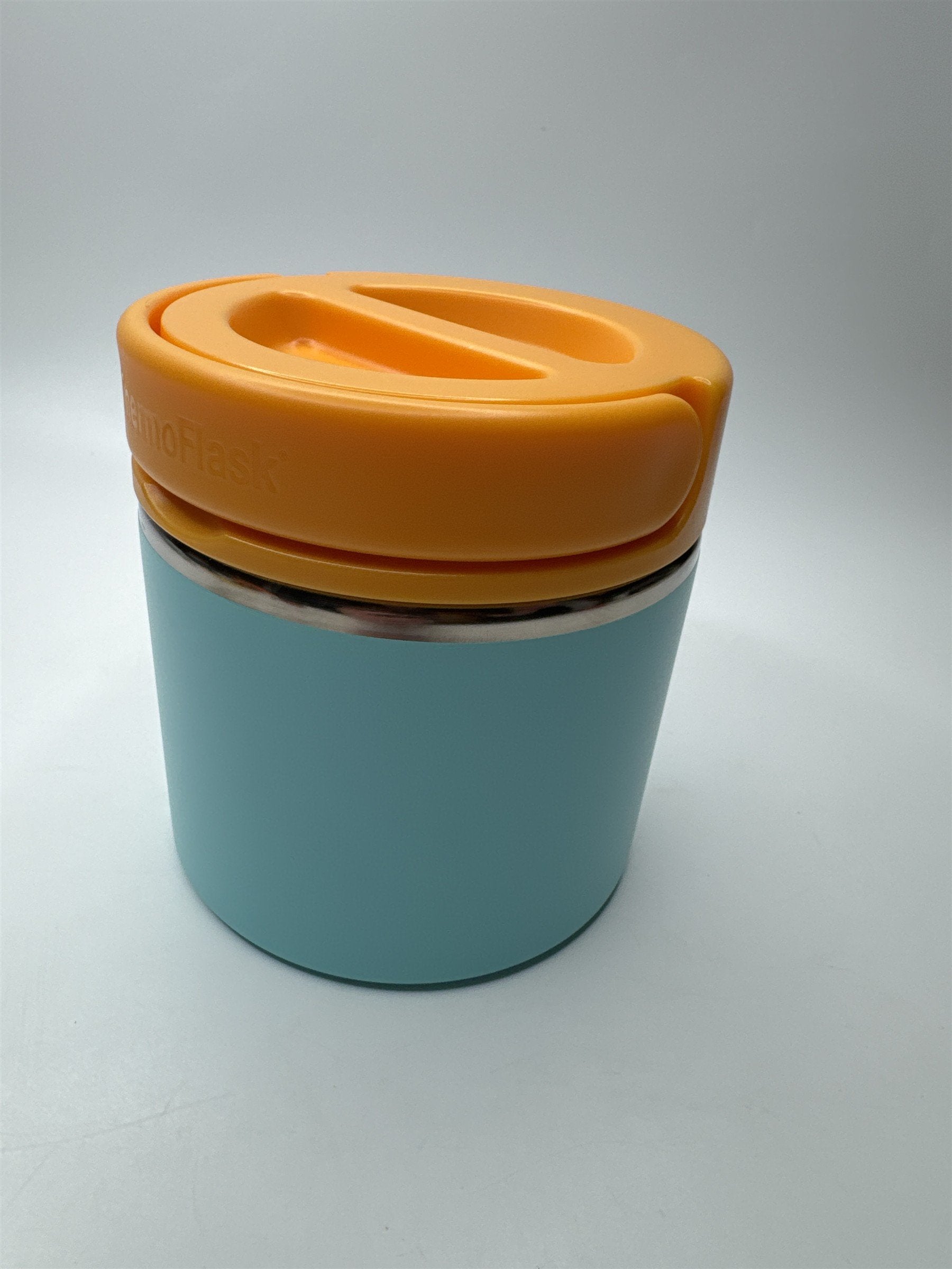 Thermoflask Insulated Food Jar Stainless Steel BPA Free Powder Blue Orange 20oz