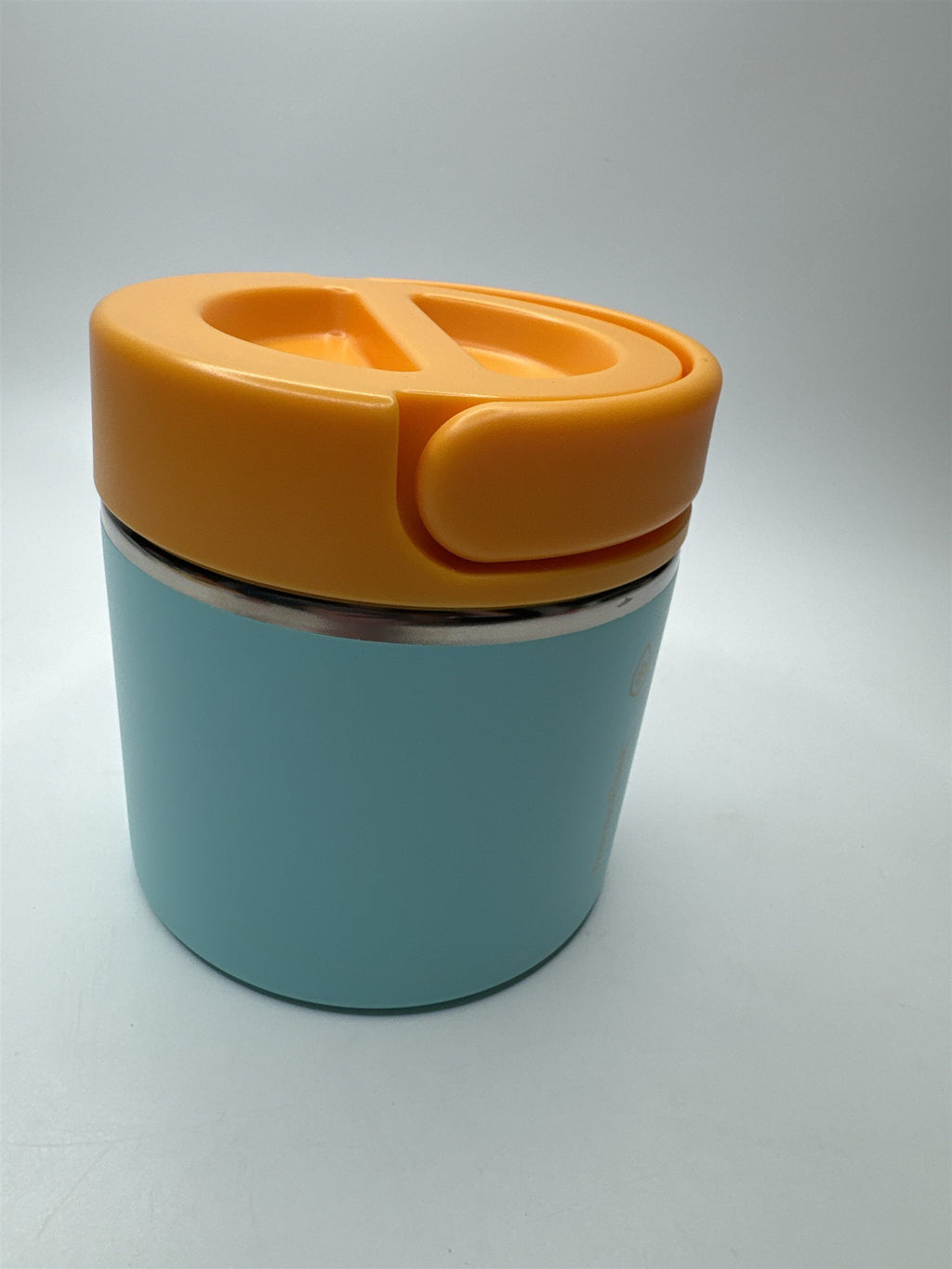 Thermoflask Insulated Food Jar Stainless Steel BPA Free Powder Blue Orange 20oz