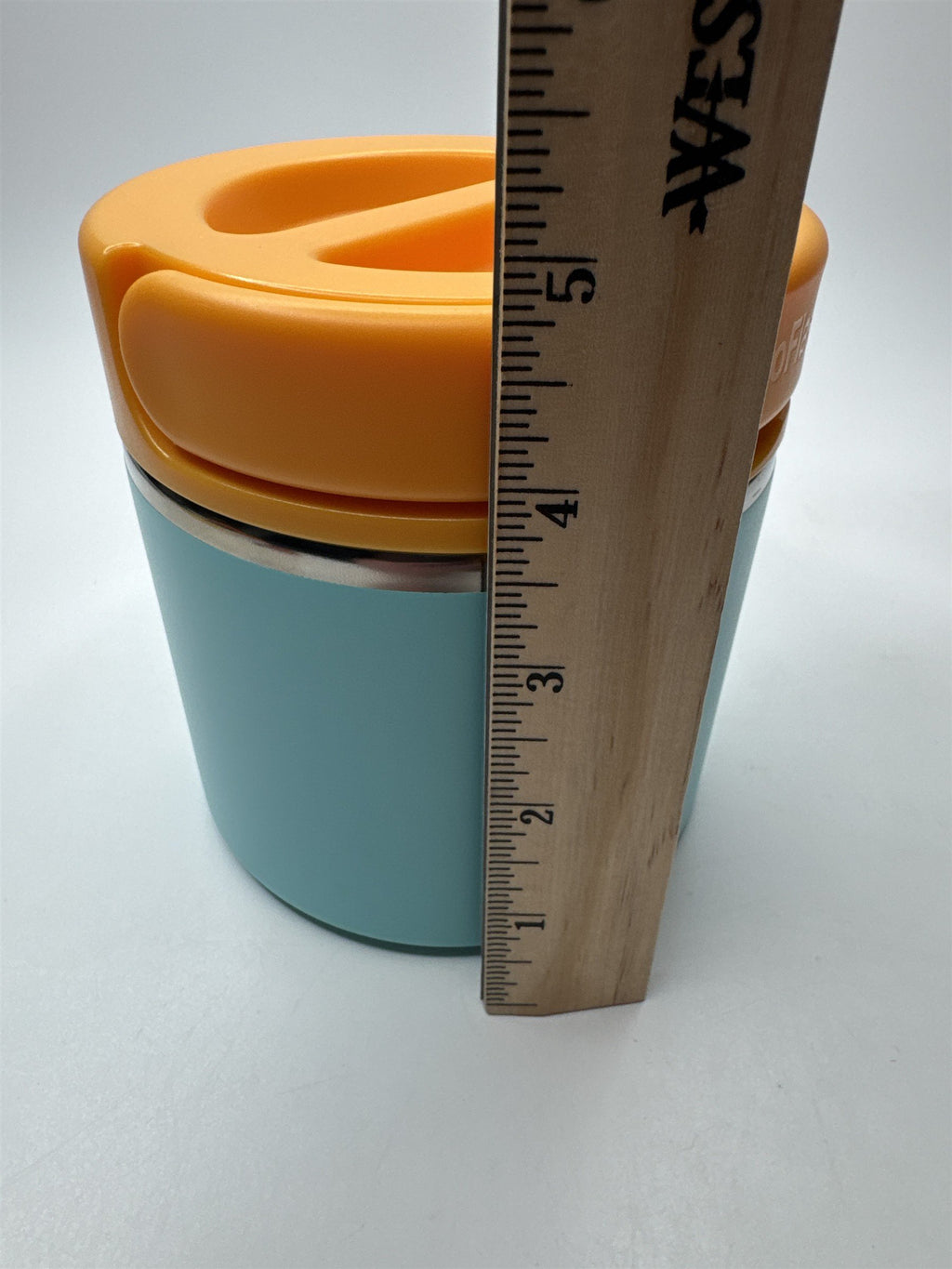 Thermoflask Insulated Food Jar Stainless Steel BPA Free Powder Blue Orange 20oz