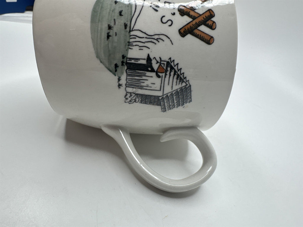 Vintage Paw Yer Coffee's Ready Hillbilly Coffee Mug Made In Japan