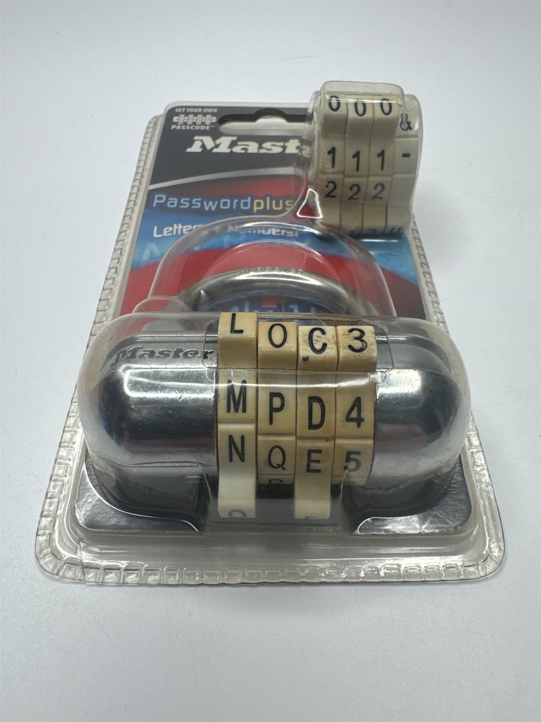 Master Lock Password Plus Combination Lock Set Your Own Passcode Lock