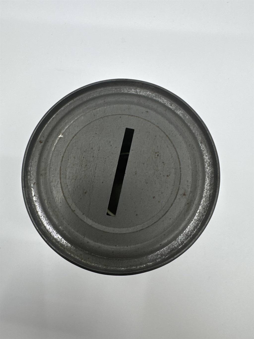 Vintage Campbell's Tomato Soup Coin Bank Tin Can 125th Anniversary