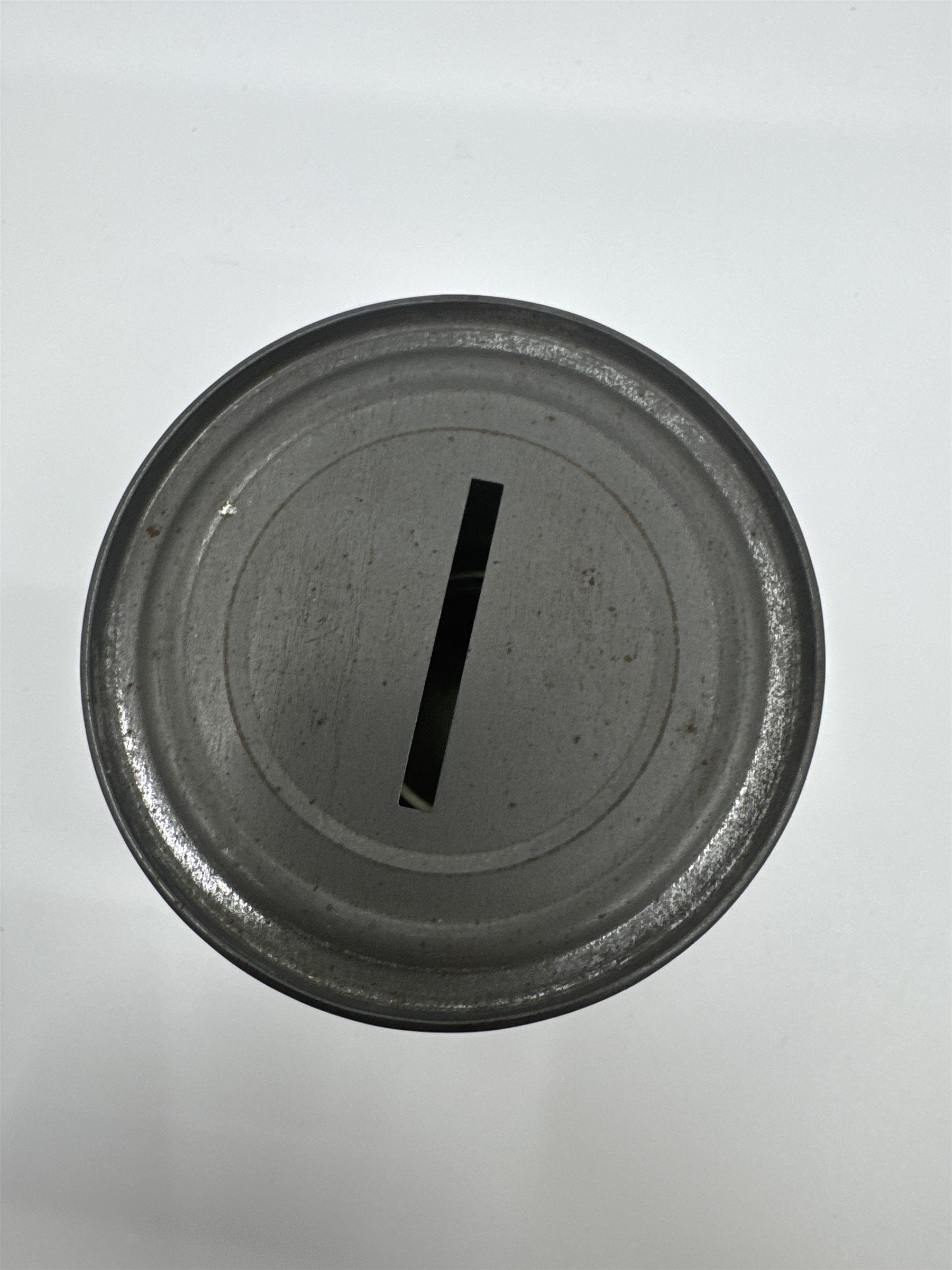Vintage Campbell's Tomato Soup Coin Bank Tin Can 125th Anniversary