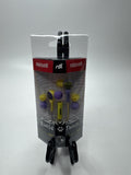 Maxell Wild Things Purple and Yellow Zebra Print Aux Ear Buds /w Built In Mic