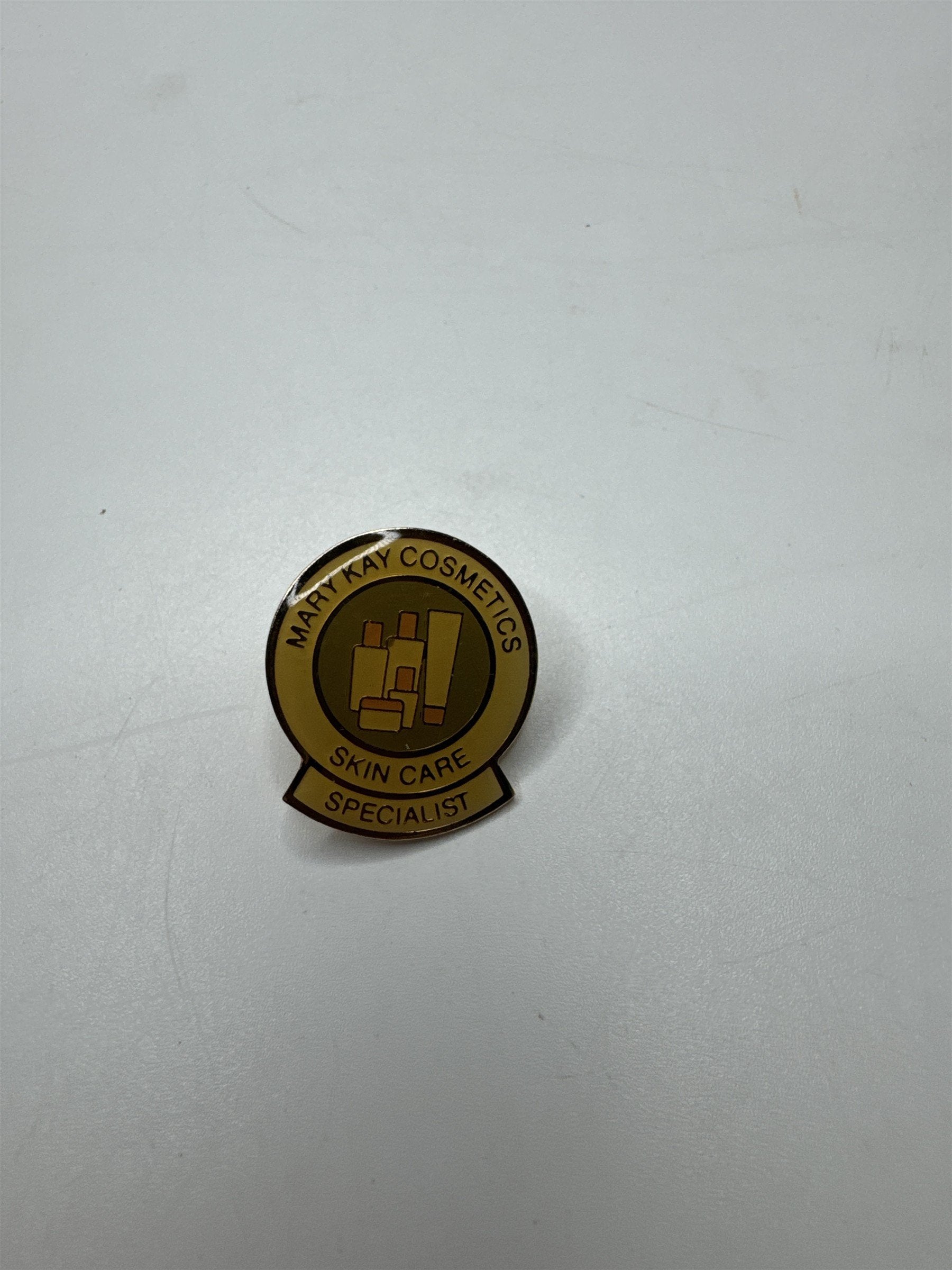 Vintage Mary Kay Cosmetics Skin Care Specialist Consultant Identification Pin