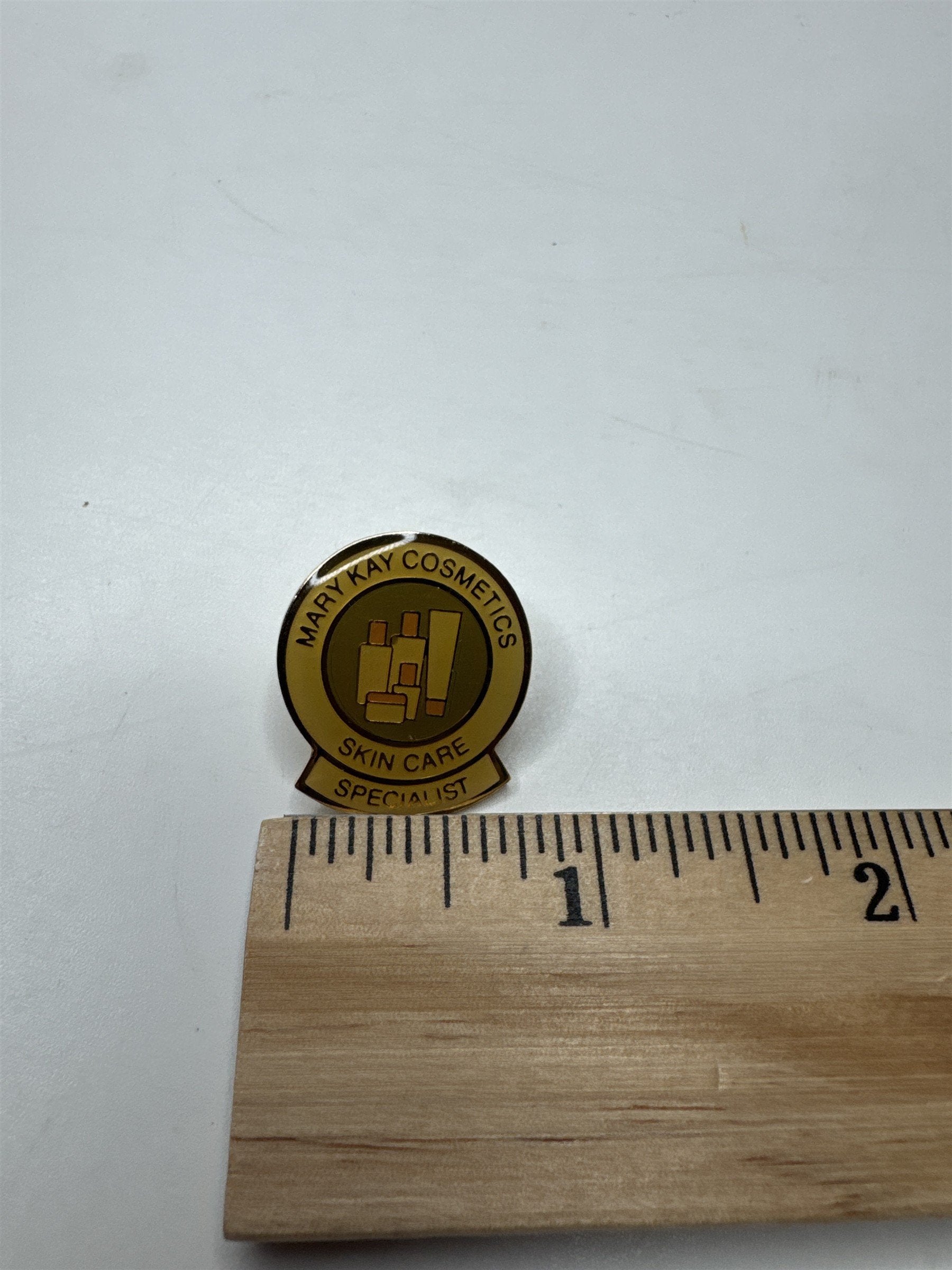 Vintage Mary Kay Cosmetics Skin Care Specialist Consultant Identification Pin