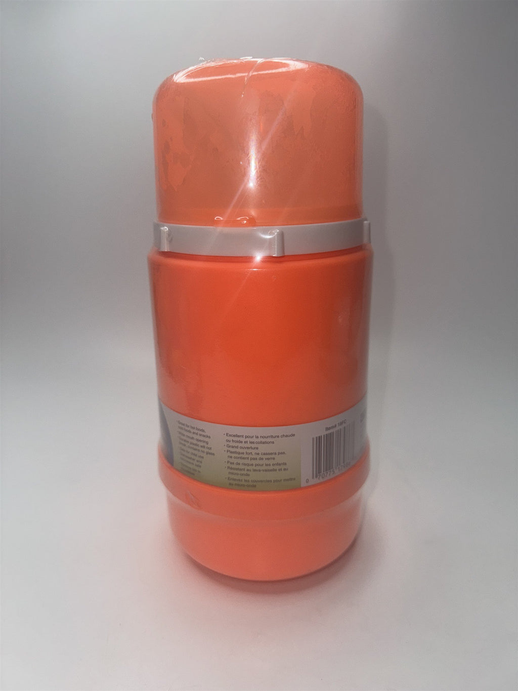 Vintage Orange Tempo 18 OZ Insulated Food Jar/Thermos with 8 OZ Serving Cup