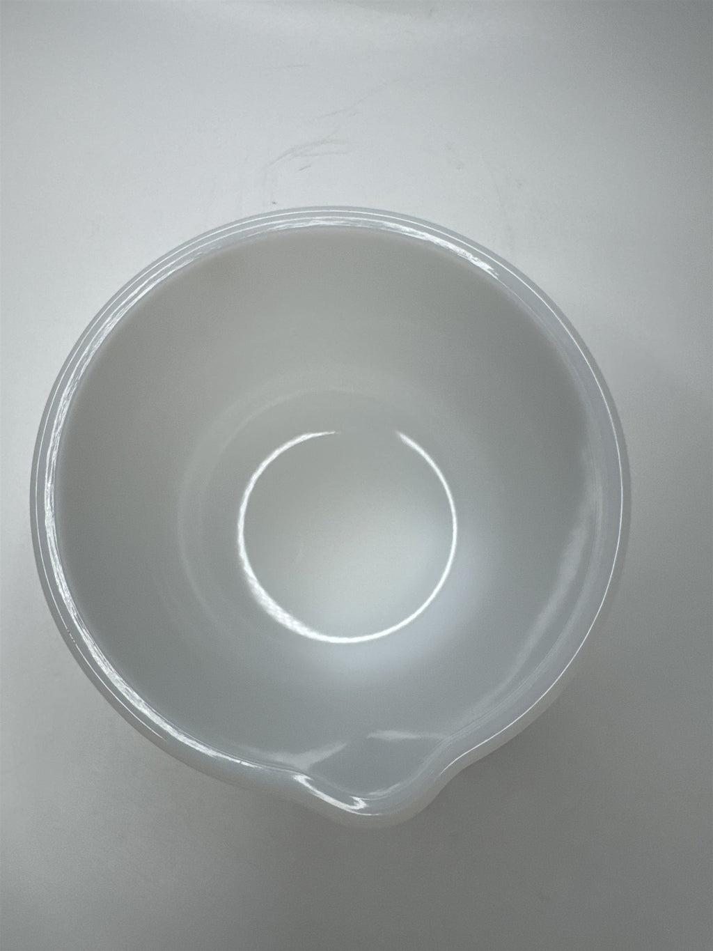 Vintage Sunbeam Glasbake 20CJ White Mixing Bowl for Baking