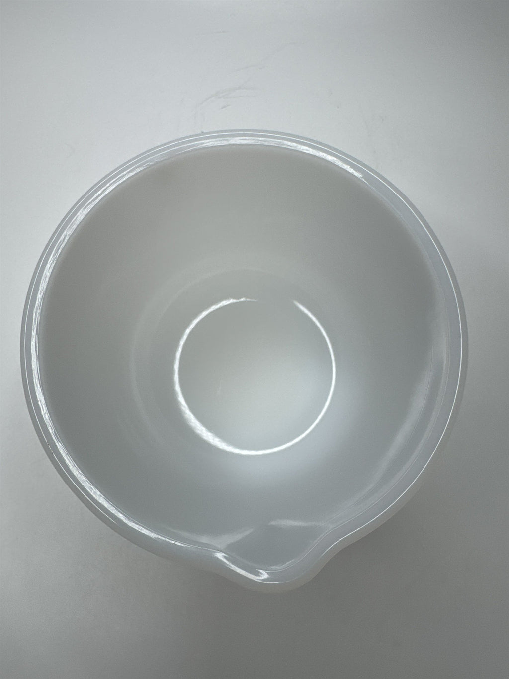Vintage Sunbeam Glasbake 20CJ White Mixing Bowl for Baking