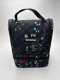 Yak Pak Lunch Bag/Box Multicolored With Hearts and Skulls
